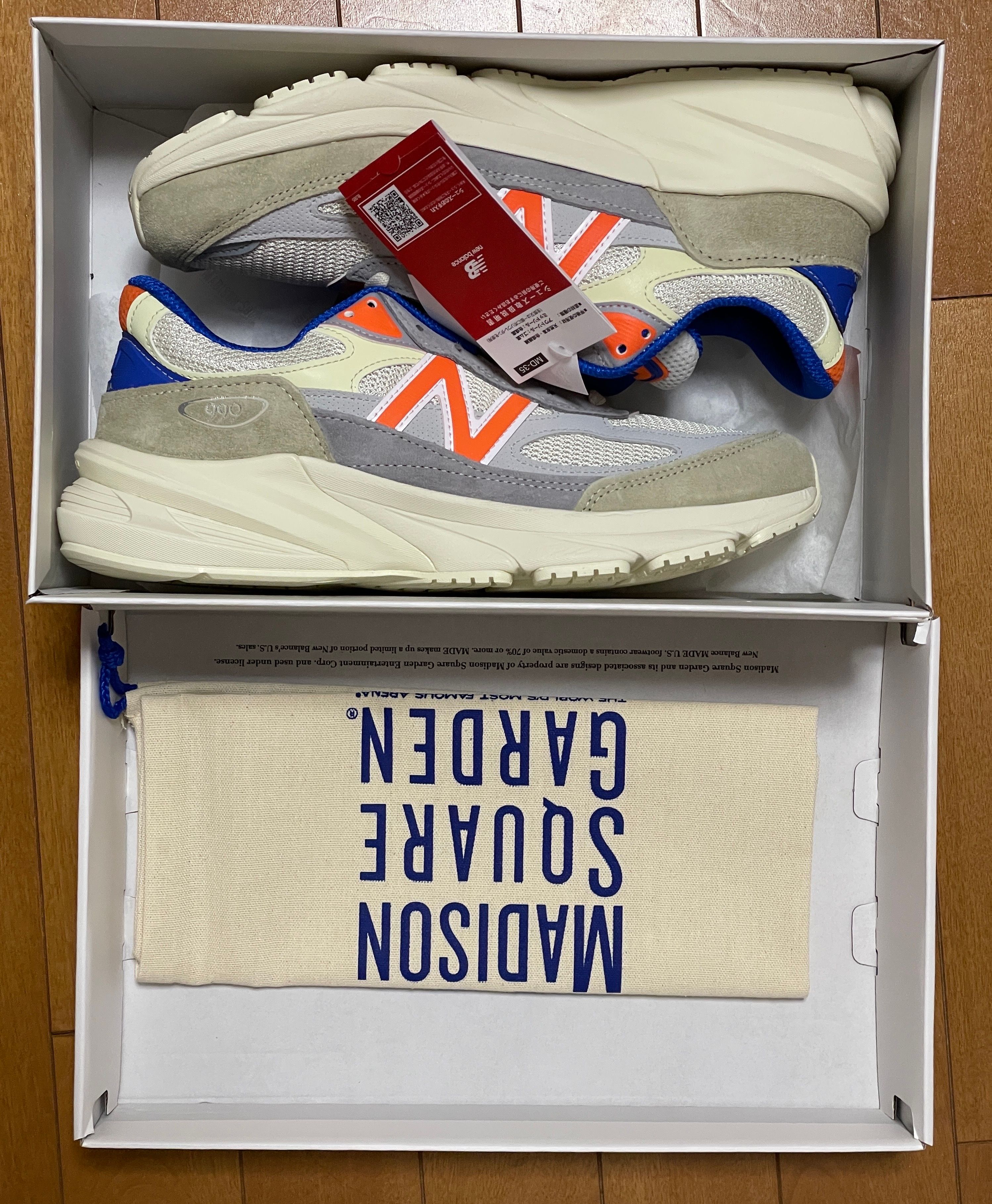 KITH × New Balance 990V6 Madison Square Garden "Sanddrift"