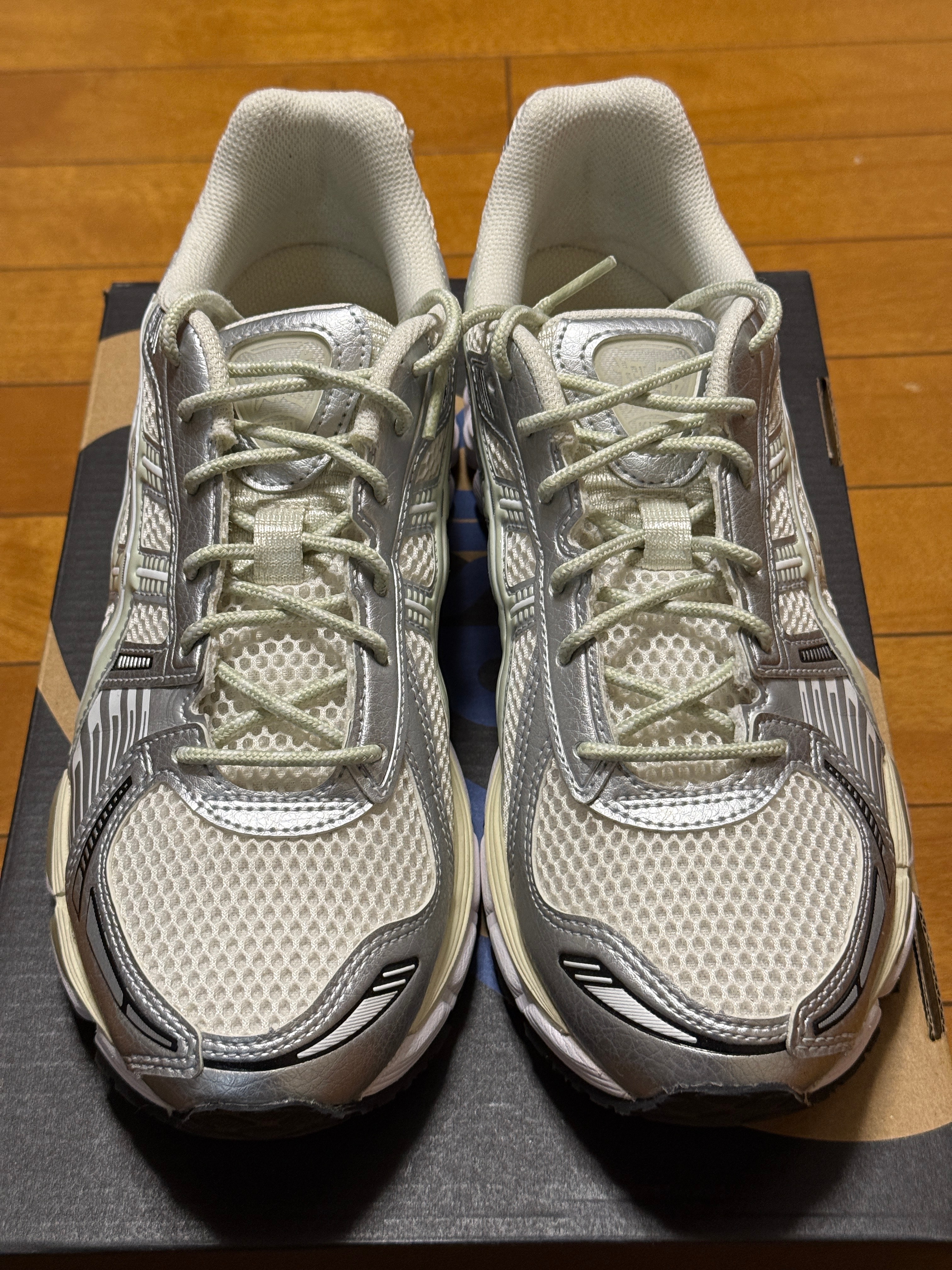 KITH Ronnie Fieg × Asics Gel-Kayano 12.1 "Cream/Pure Aqua"