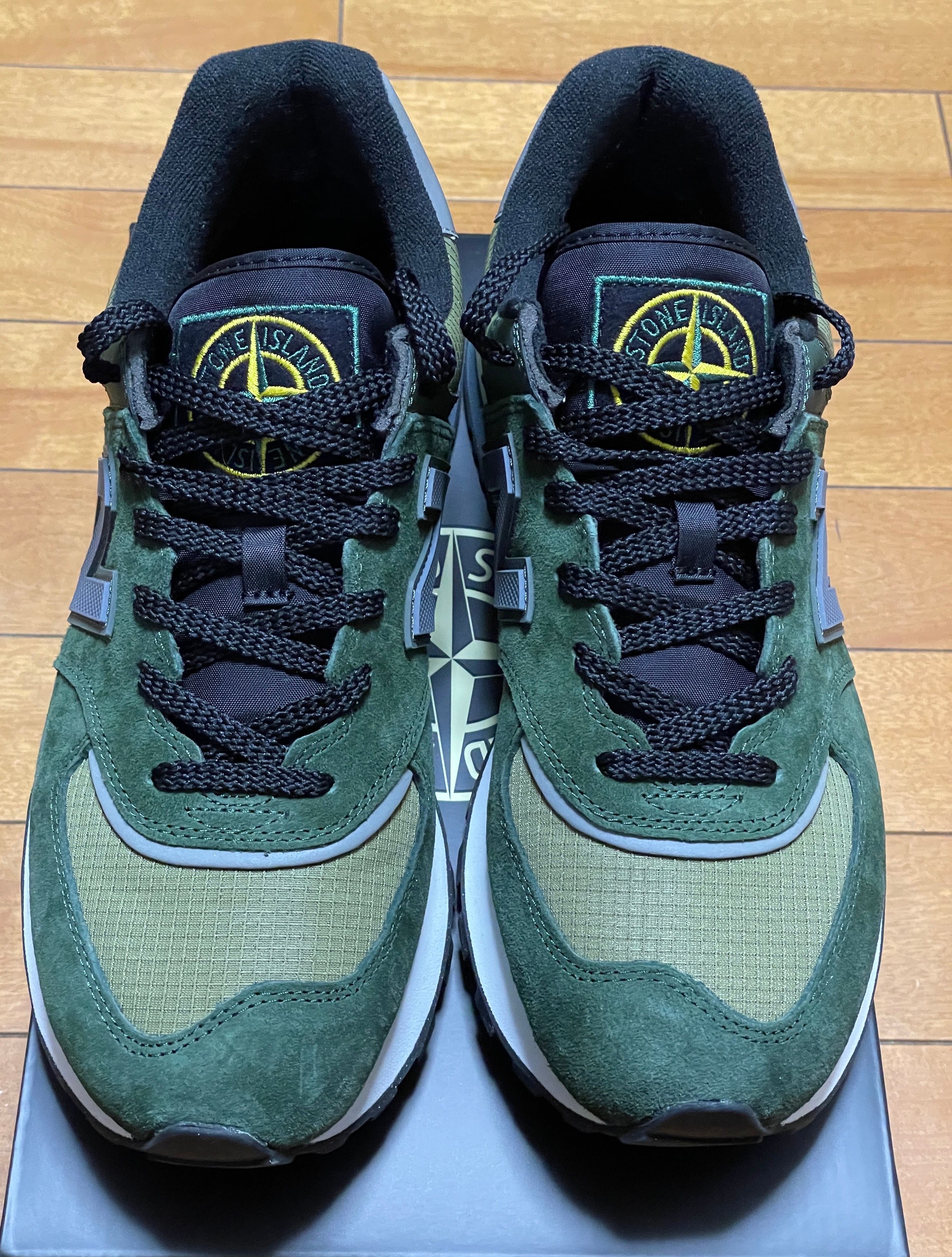 Stone Island × New Balance 574 Legacy "Dark Green"