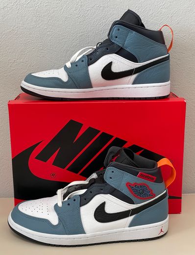 FACETASM × Nike Air Jordan 1 Mid "White/Navy"