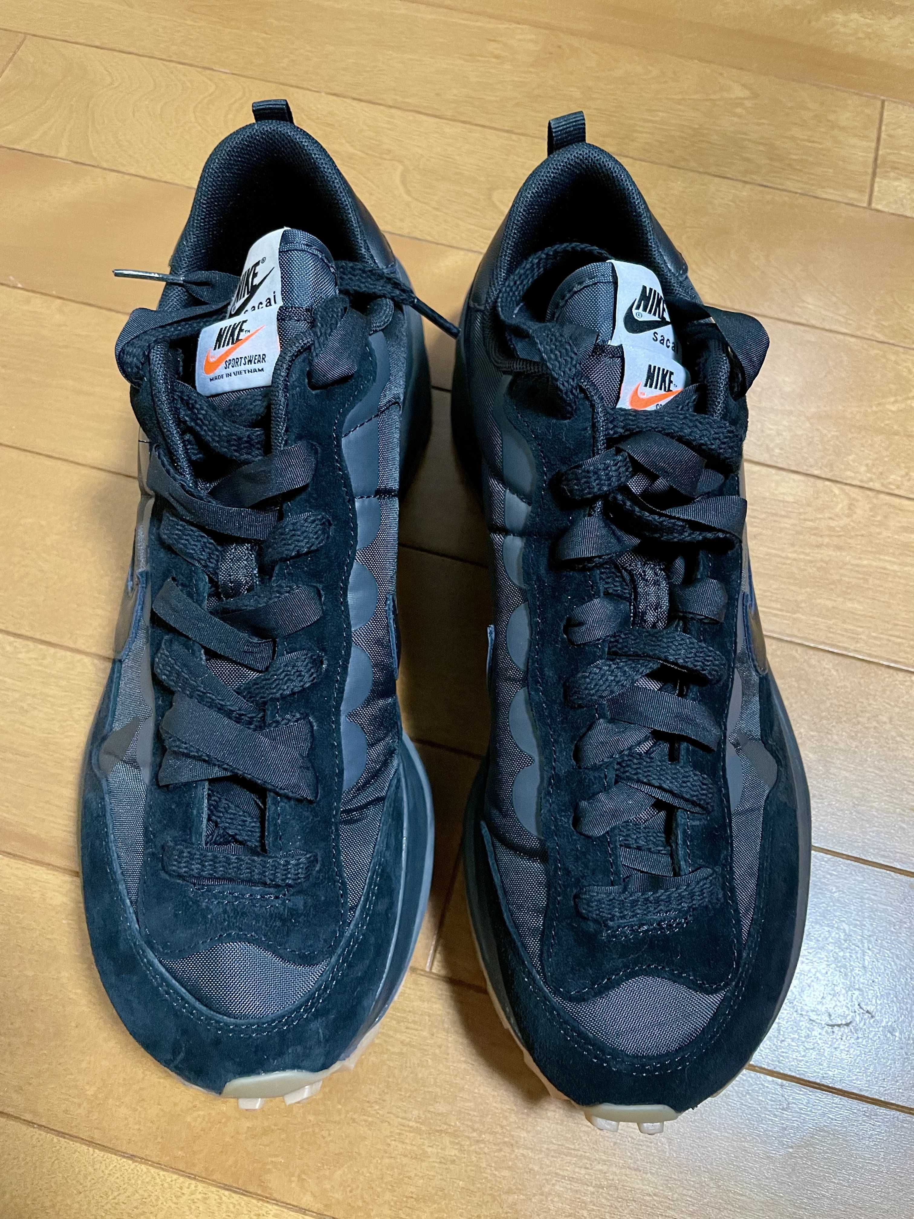 sacai × Nike VaporWaffle "Black Gum"