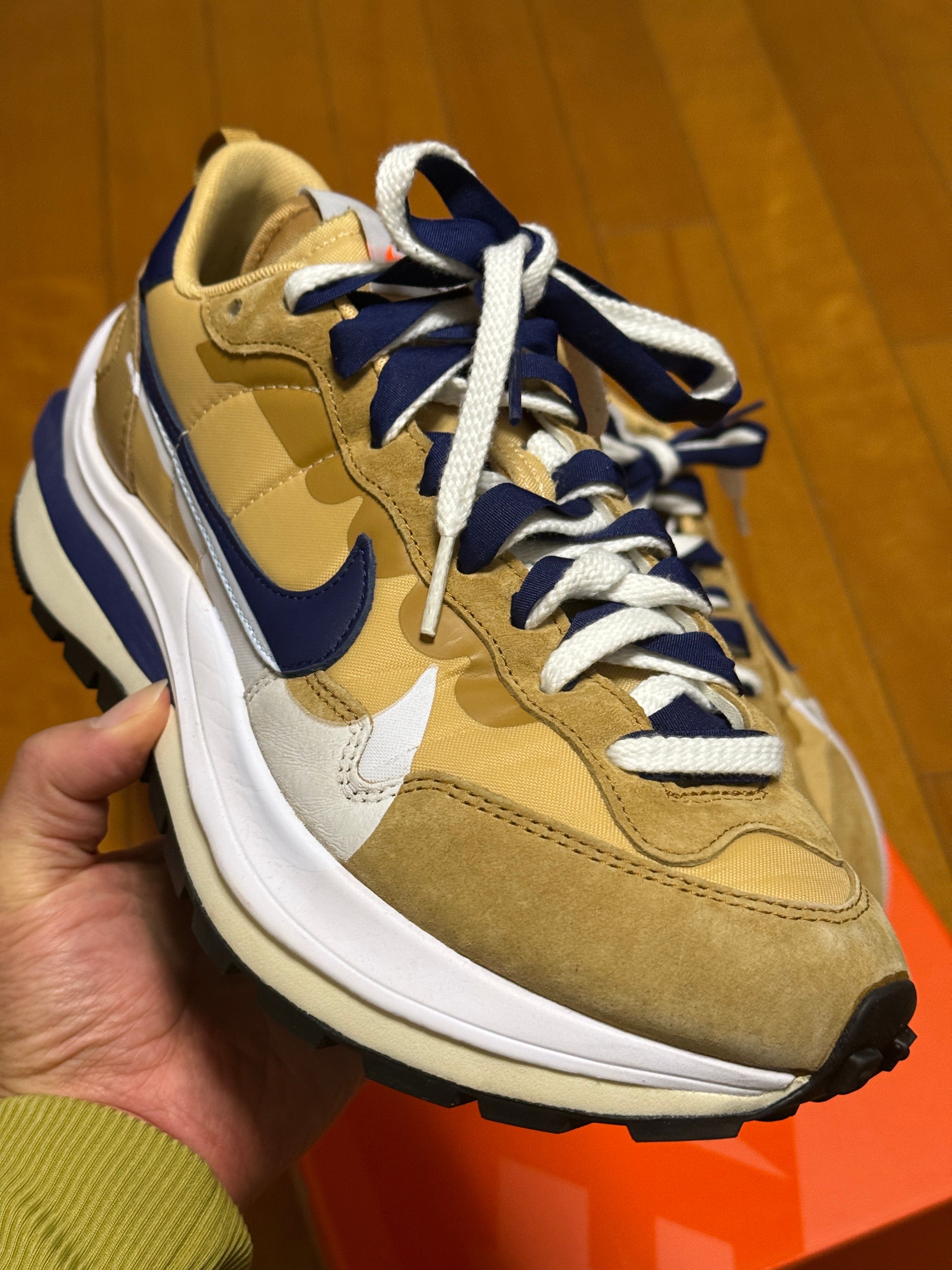 Sacai × Nike Vapor Waffle "Sesame And Blue Void"