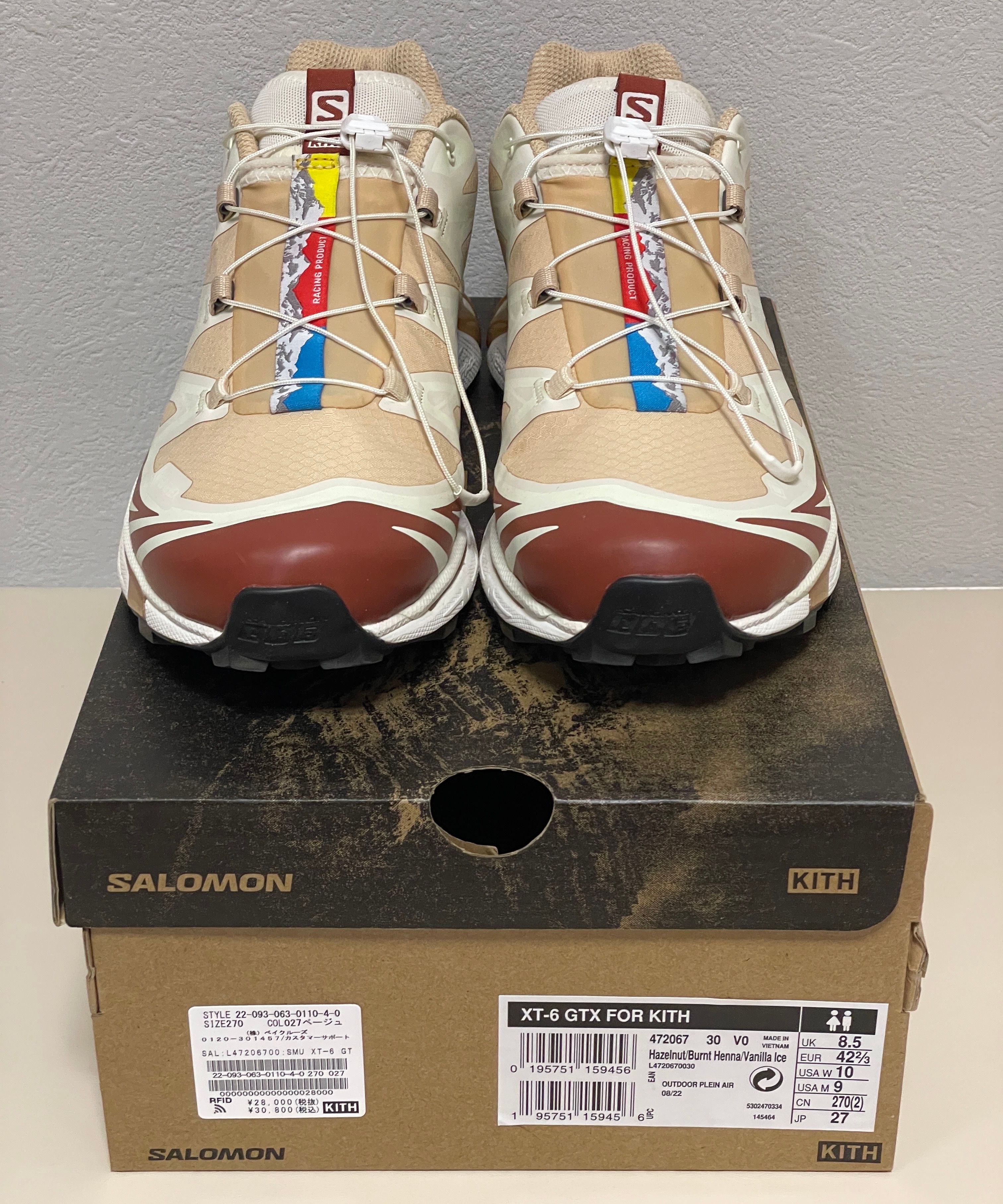 KITH × Salomon XT-6 GORE-TEX "Brown"