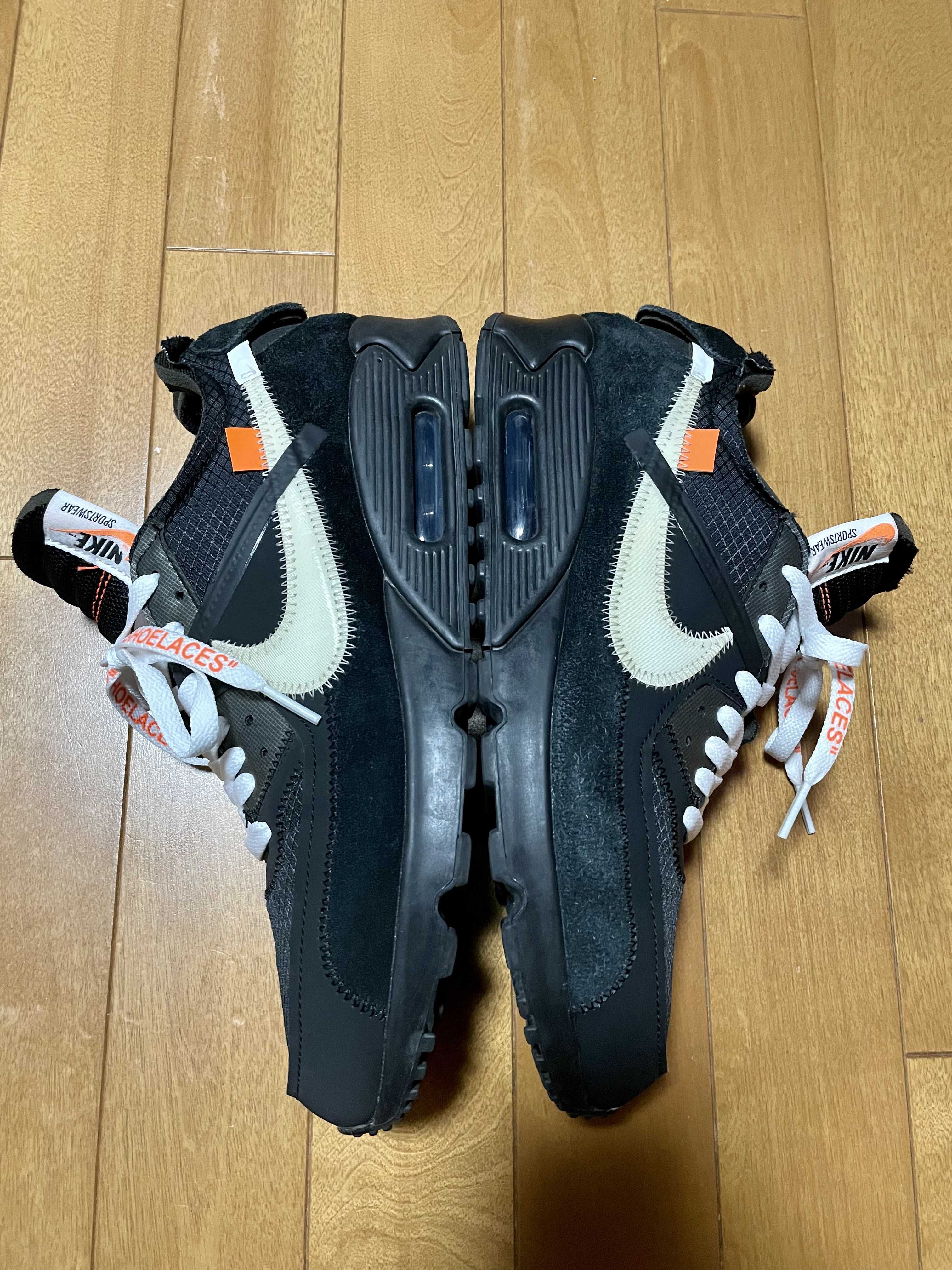 OFF-WHITE NIKE AIR MAX 90 ブラック/コーン OFF-WHITE × NIKE AIR MAX 90 BLACK/CORN Air Max 90 Black x Off-White