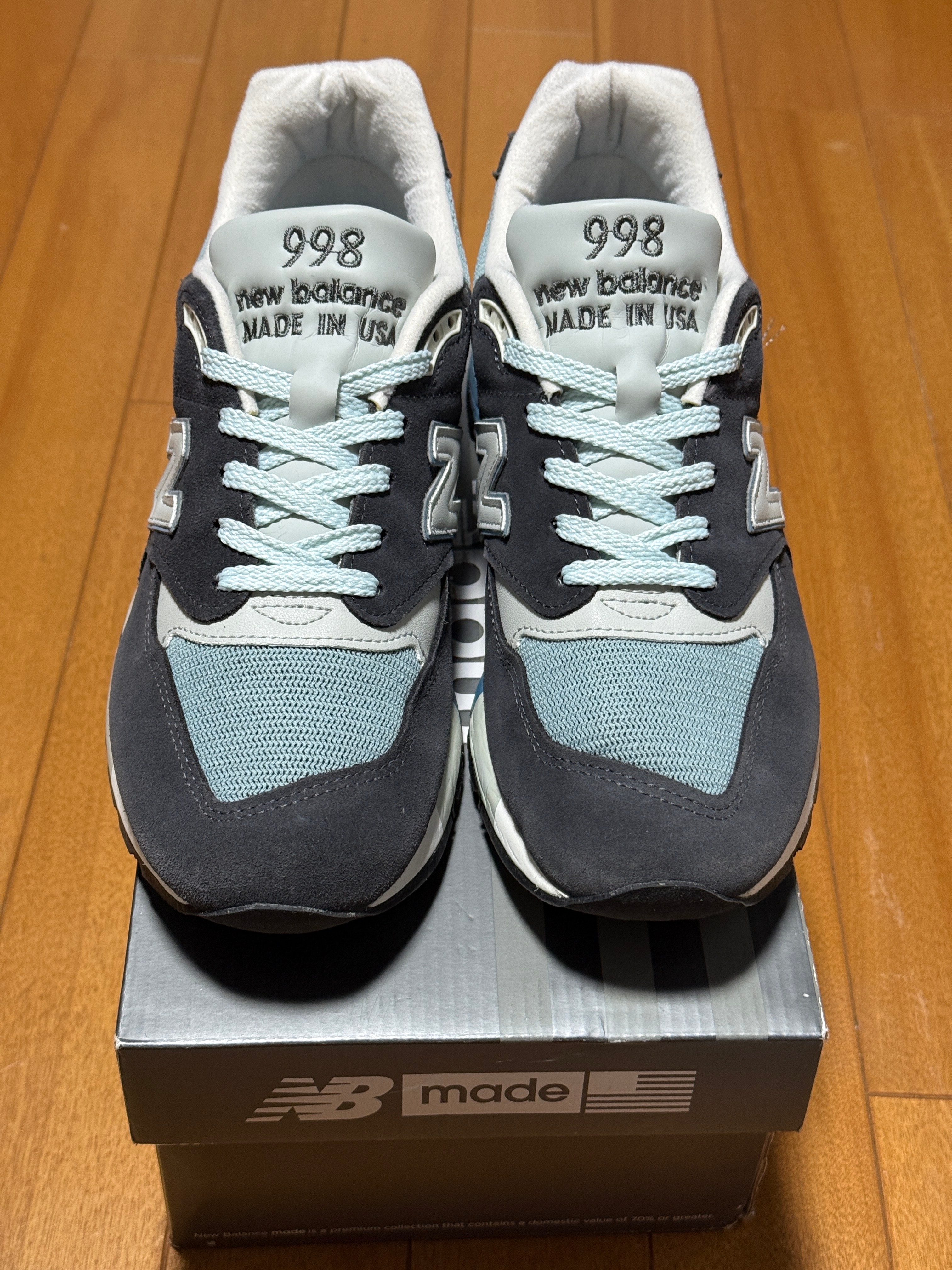キス × ニューバランス 998 "スティールブルー"