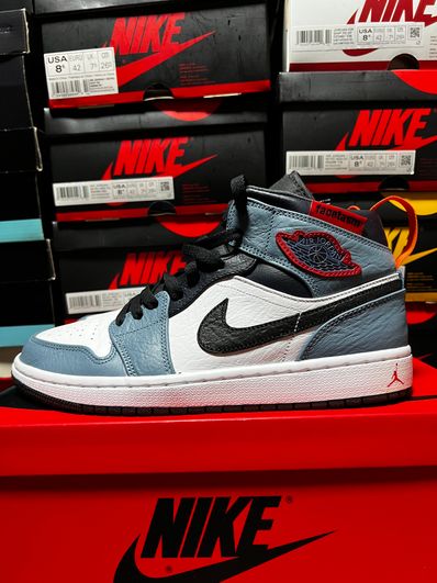 FACETASM × Nike Air Jordan 1 Mid "White/Navy"
