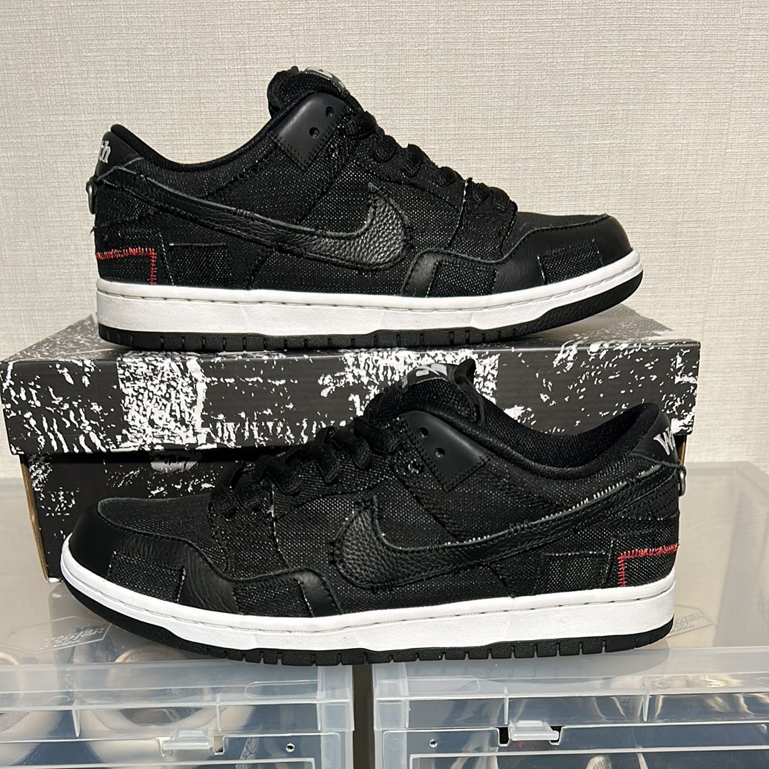 Wasted Youth × Nike SB Dunk Low "Black Denim"(Special Box) / VERDY