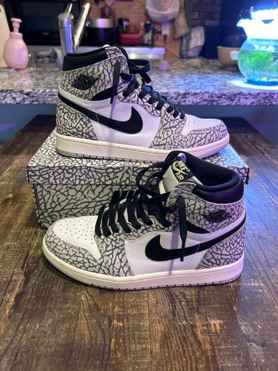Nike Air Jordan 1 High OG "White Cement/Safari"
