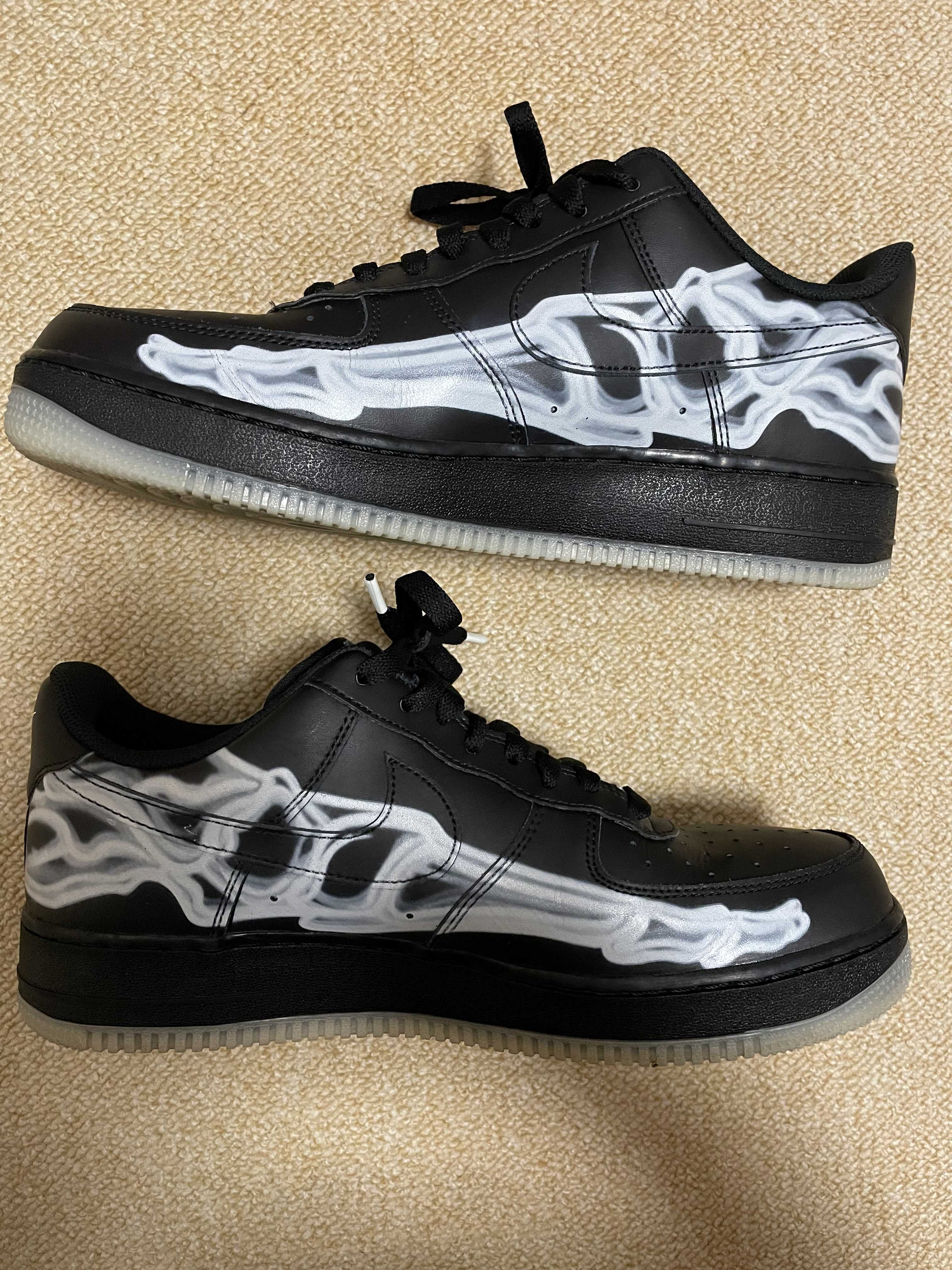 Nike Air Force 1 Low "Black Skeleton"