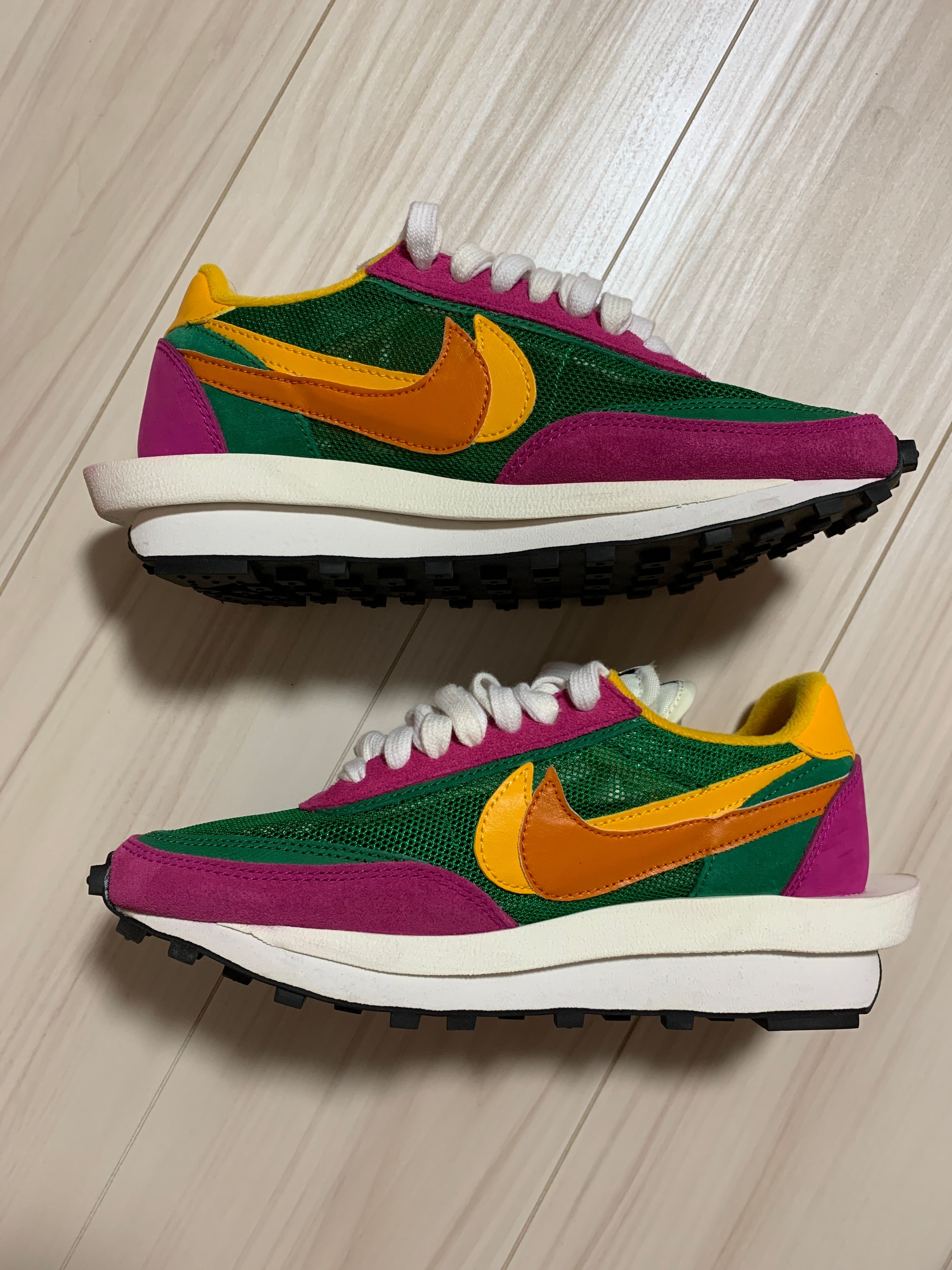 sacai × NIKE LDV WAFFLE "PINE GREEN"