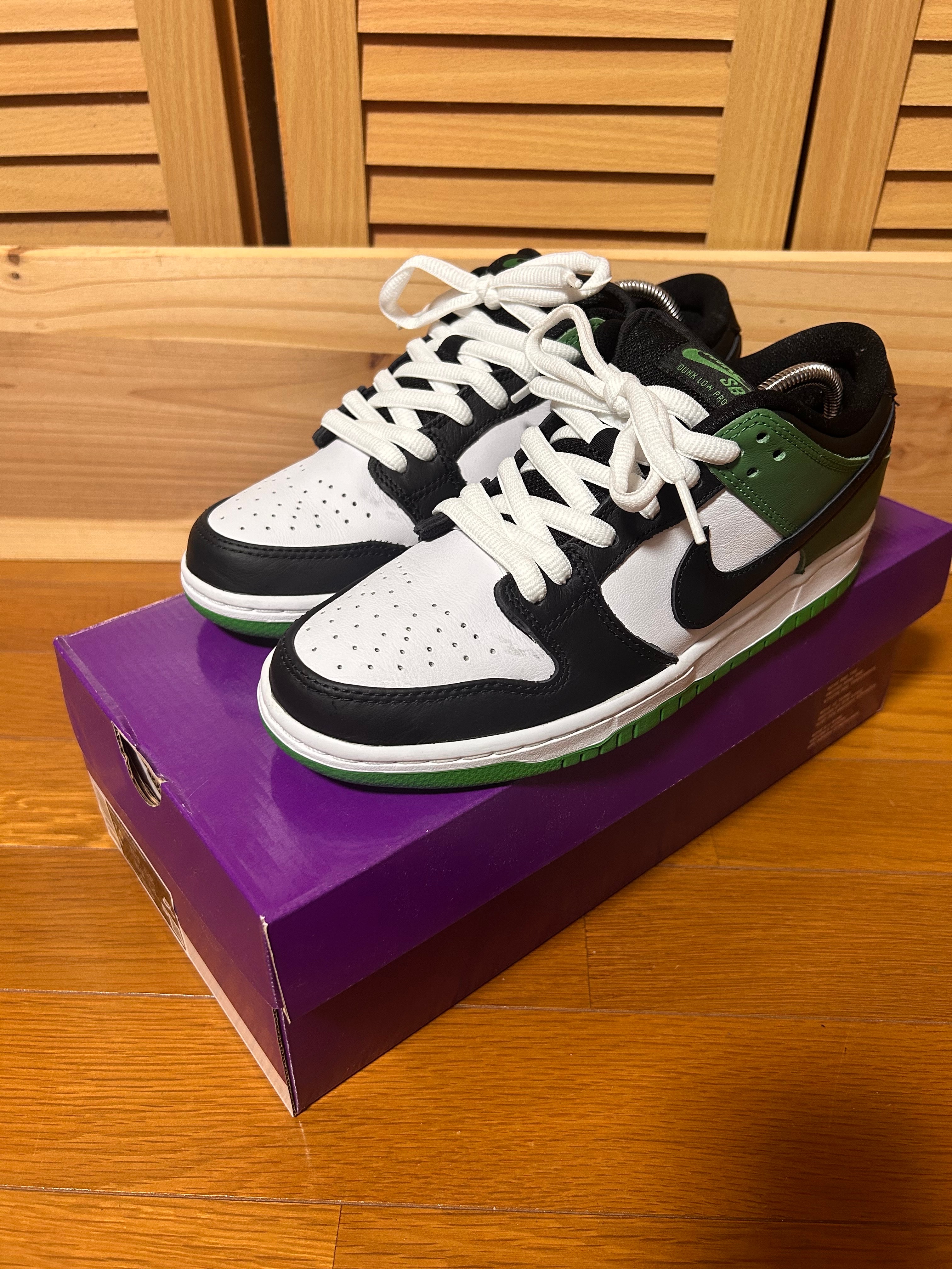 Nike SB Dunk Low Pro "Black and Classic Green"