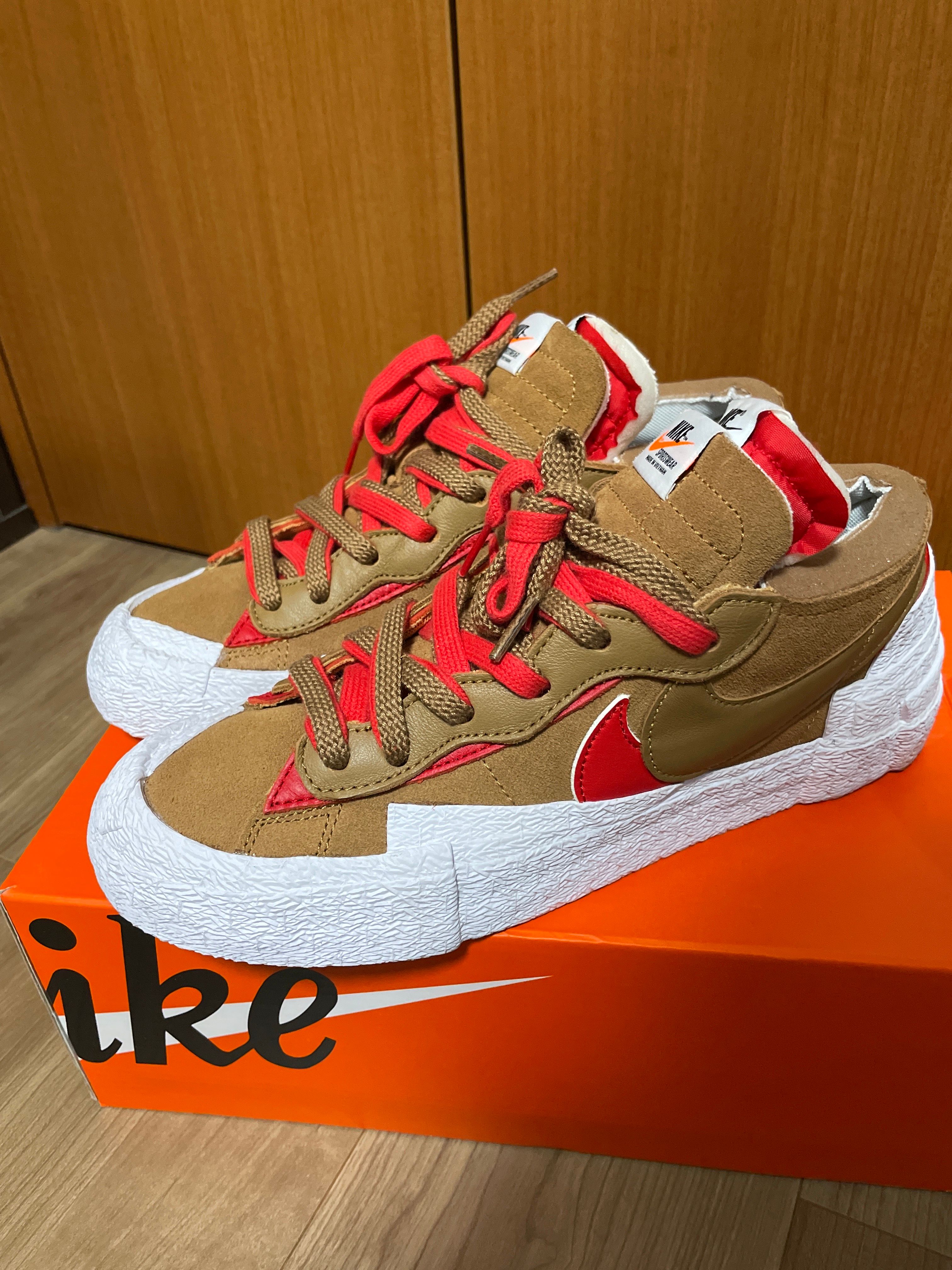 SACAI × NIKE BLAZER LOW "BRITISH TAN"