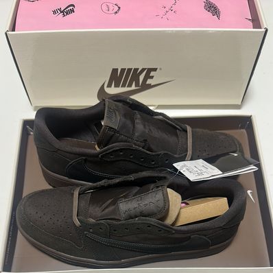 Travis Scott × Nike Air Jordan 1 Low OG SP "Velvet Brown and Dark Mocha"