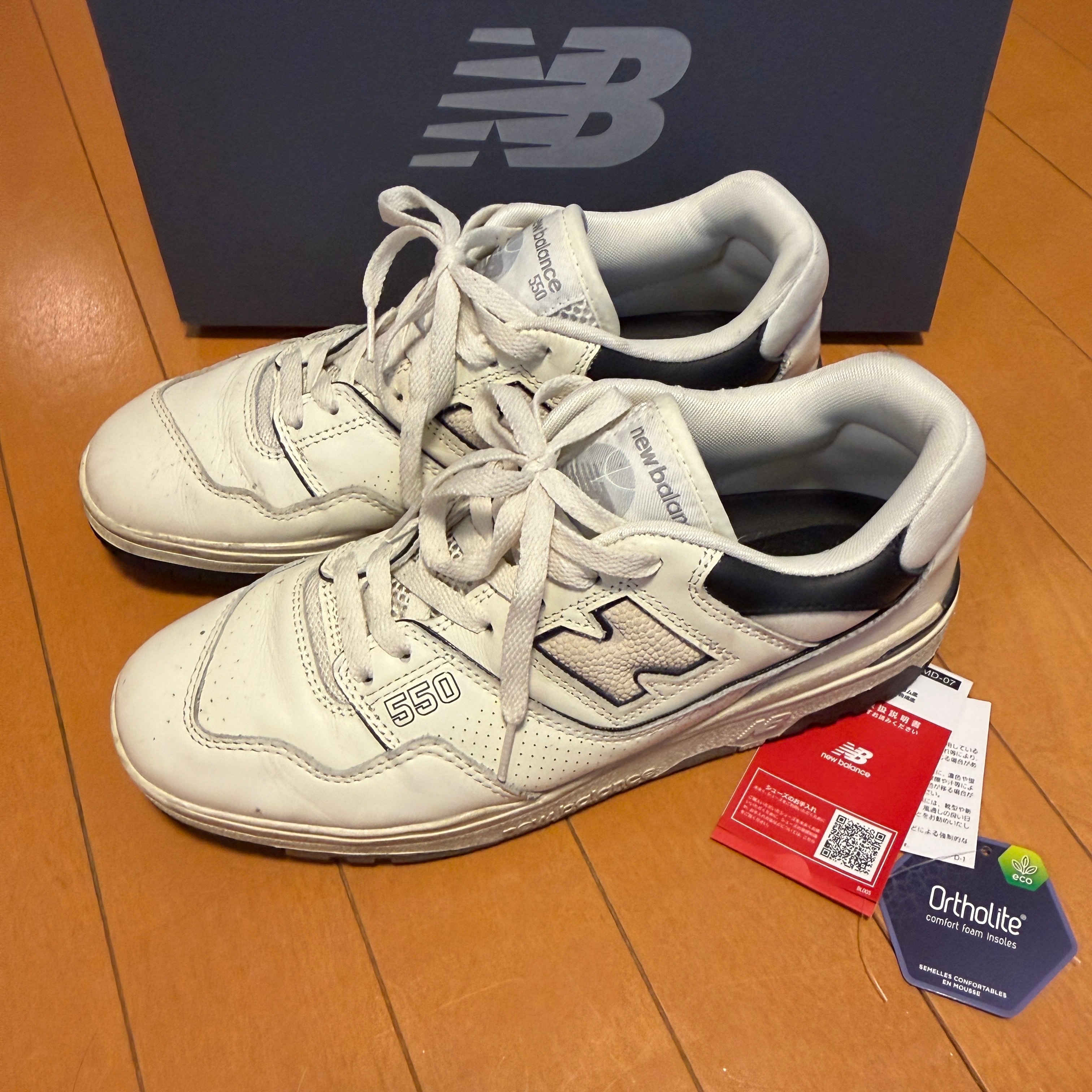 新品箱付き New Balance BB550WT1 28cm New Balance - 新品箱付き New Balance BB550WT1 28cmの通販 by