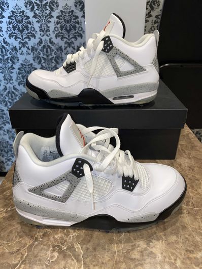 NIKE GOLF AIR JORDAN 4 "WHITE CEMENT"