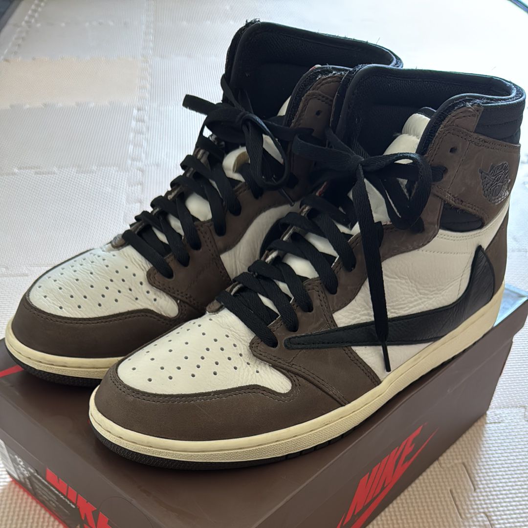 Travis Scott × Nike Air Jordan 1 Retro High OG TS SP "Sail/Dark Mocha"