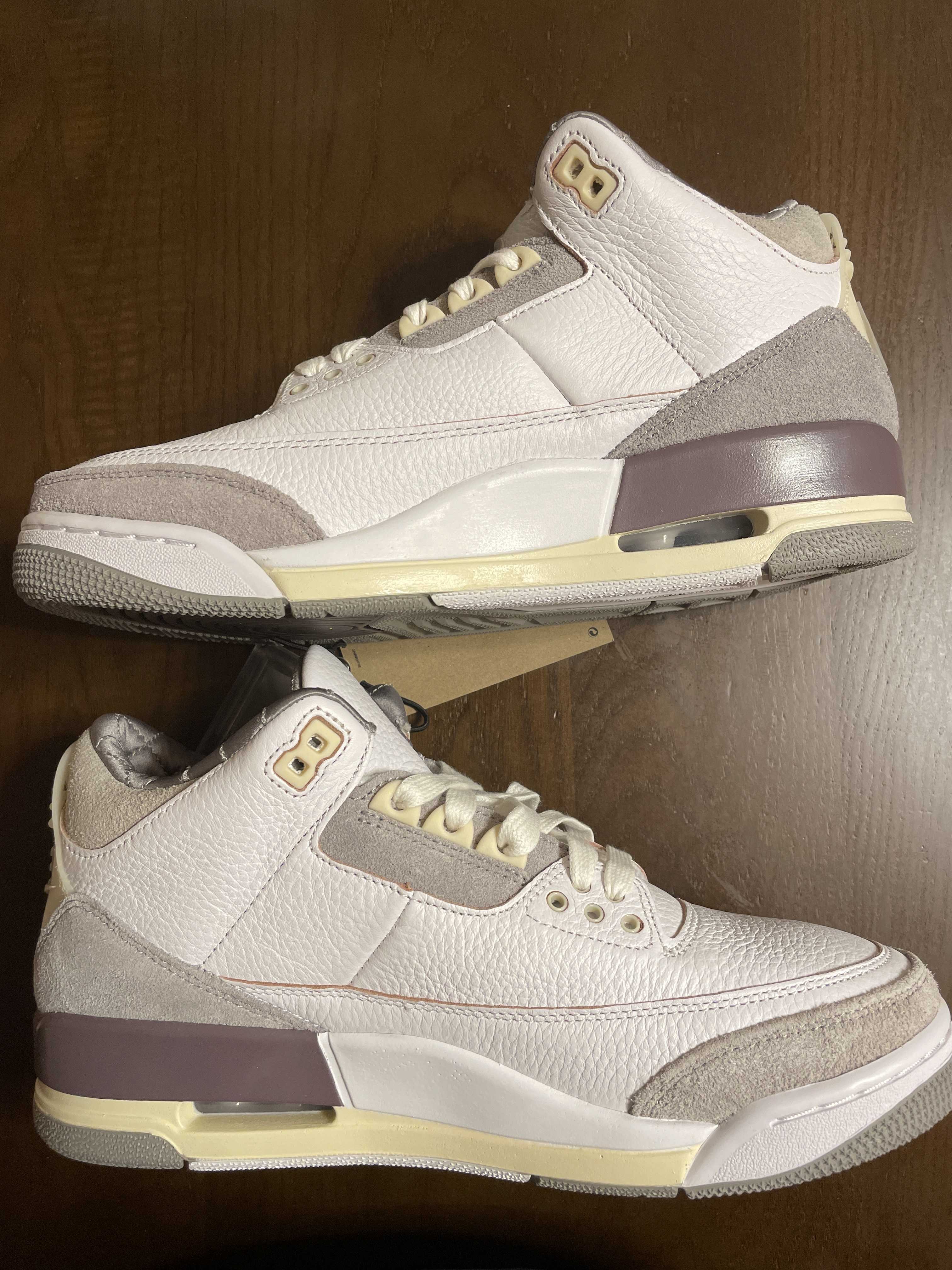A Ma Maniere × Nike Women's Air Jordan 3 Retro SP "White/Medium Grey Violet Ore"