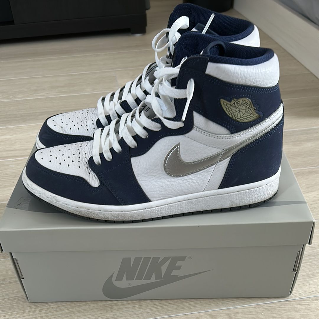 Nike Air Jordan 1 High OG CO.JP "White/Midnight Navy" (2020)(ブリーフケースなし)