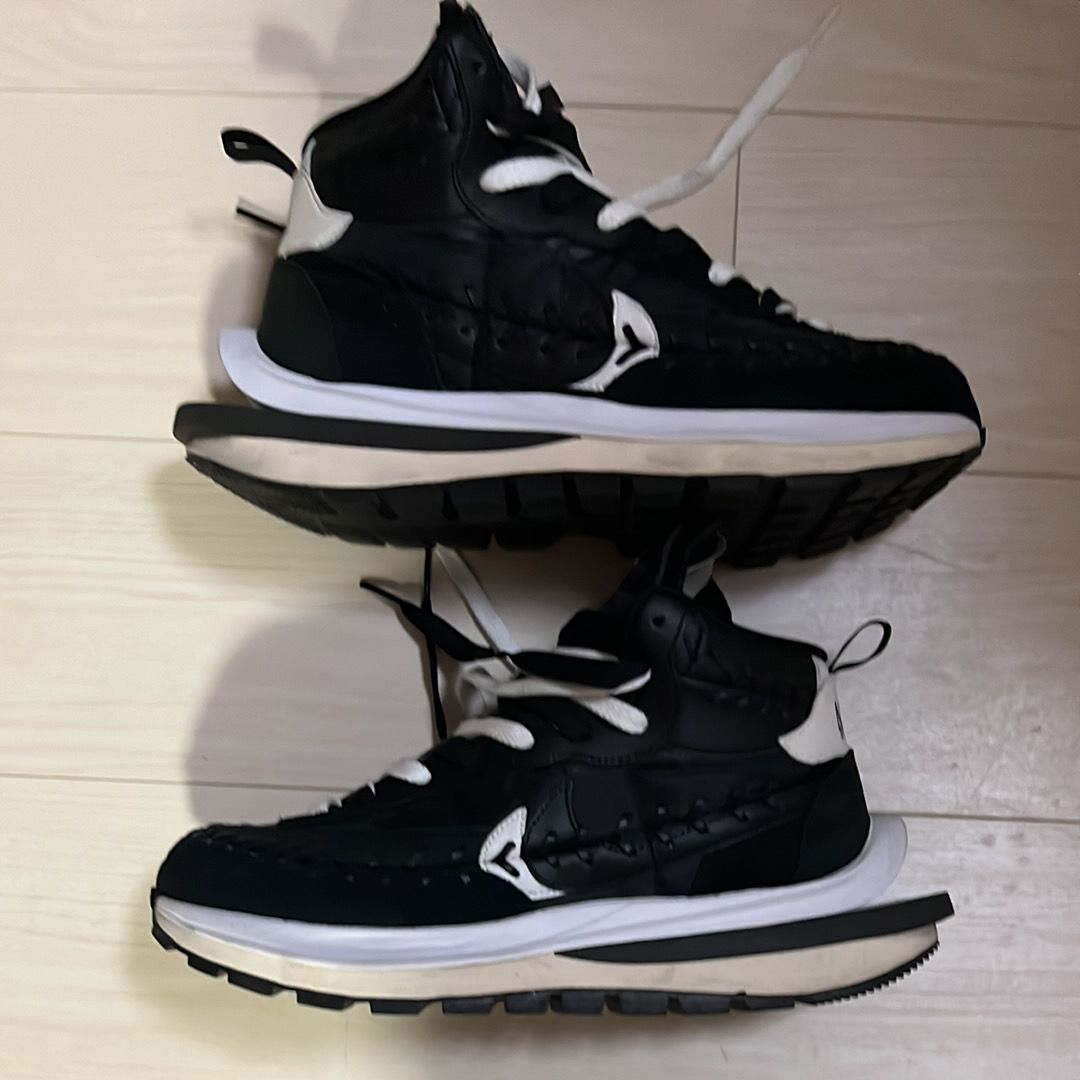 Jean-Paul Gaultier × sacai × Nike Vapor Waffle "Black/Black-White"