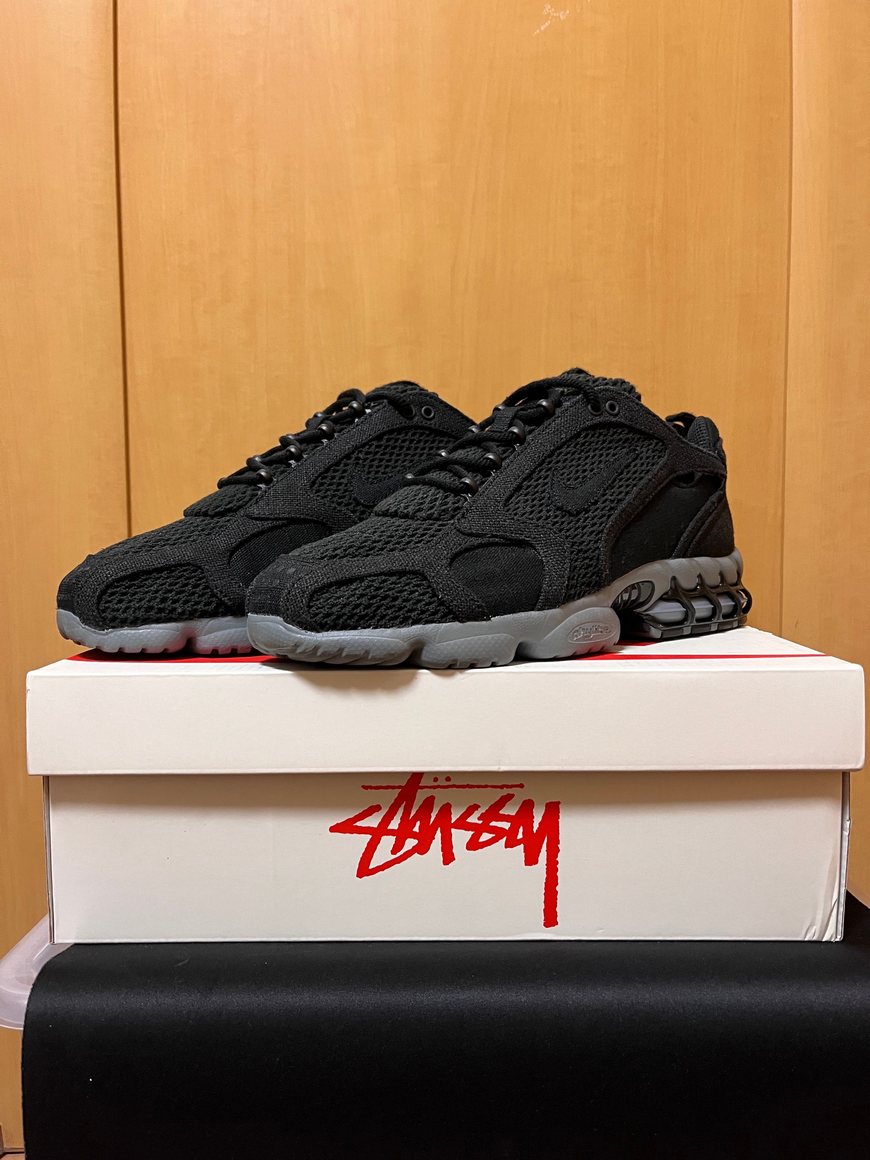Stussy × Nike Air Zoom Spiridon Cage 2 "Black"