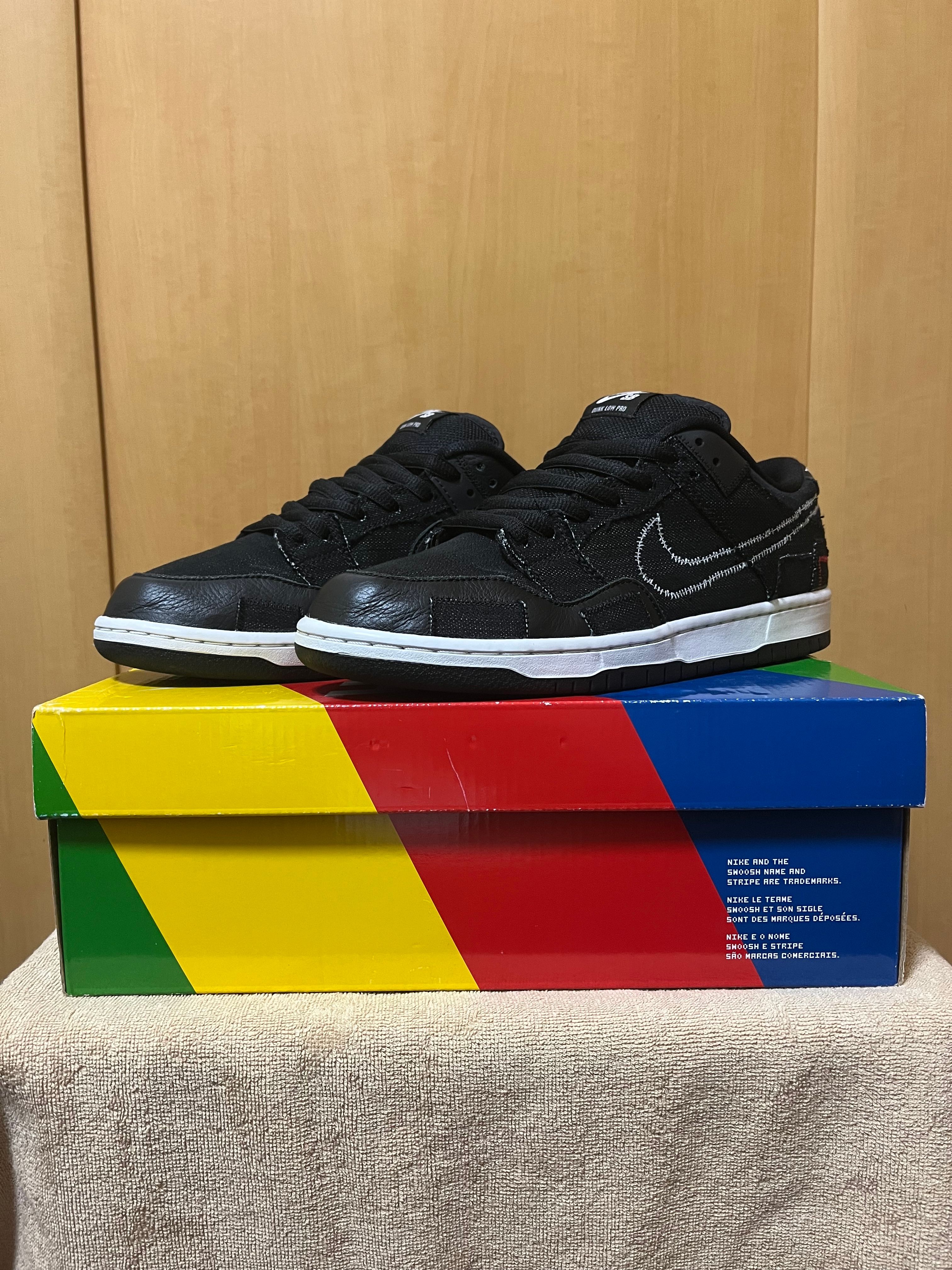 Wasted Youth × Nike SB Dunk Low "Black Denim" / VERDY