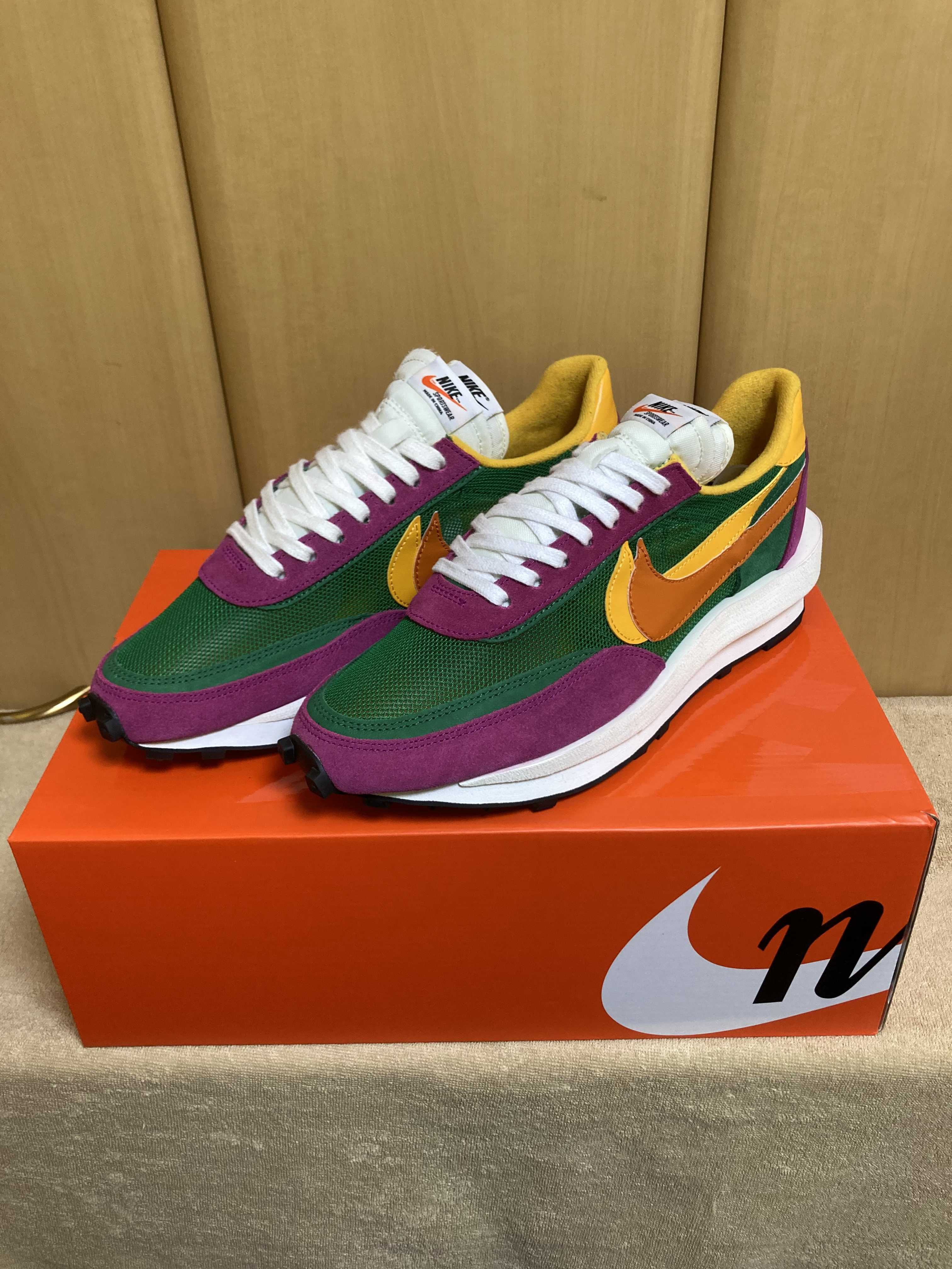 sacai × NIKE LDV WAFFLE "PINE GREEN"