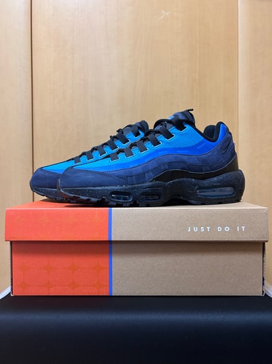 Stash × Nike Air Max 95 "Black and Harbor Blue" (2024)