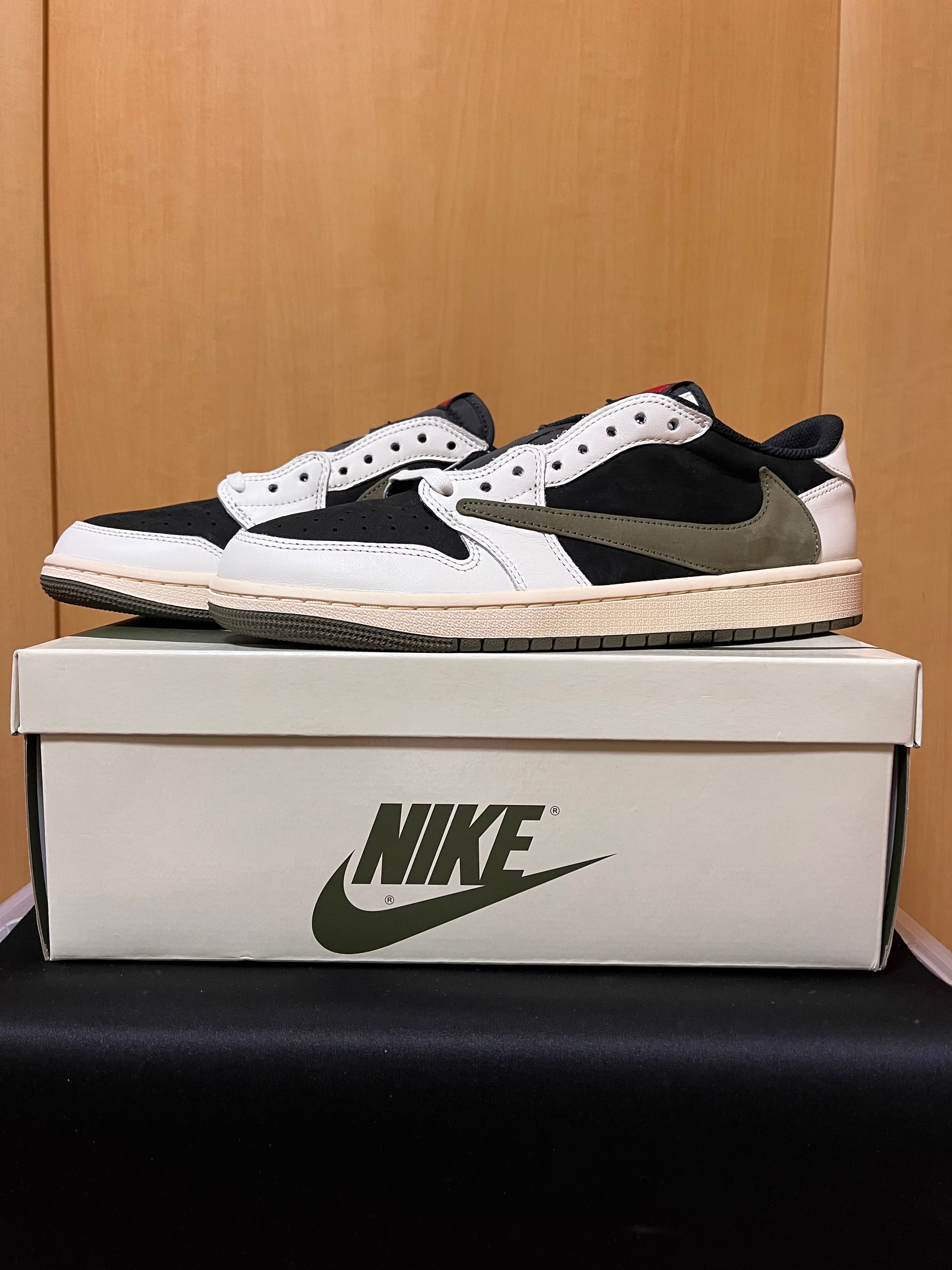 Travis Scott × Nike Women's Air Jordan 1 Low OG "Medium Olive"