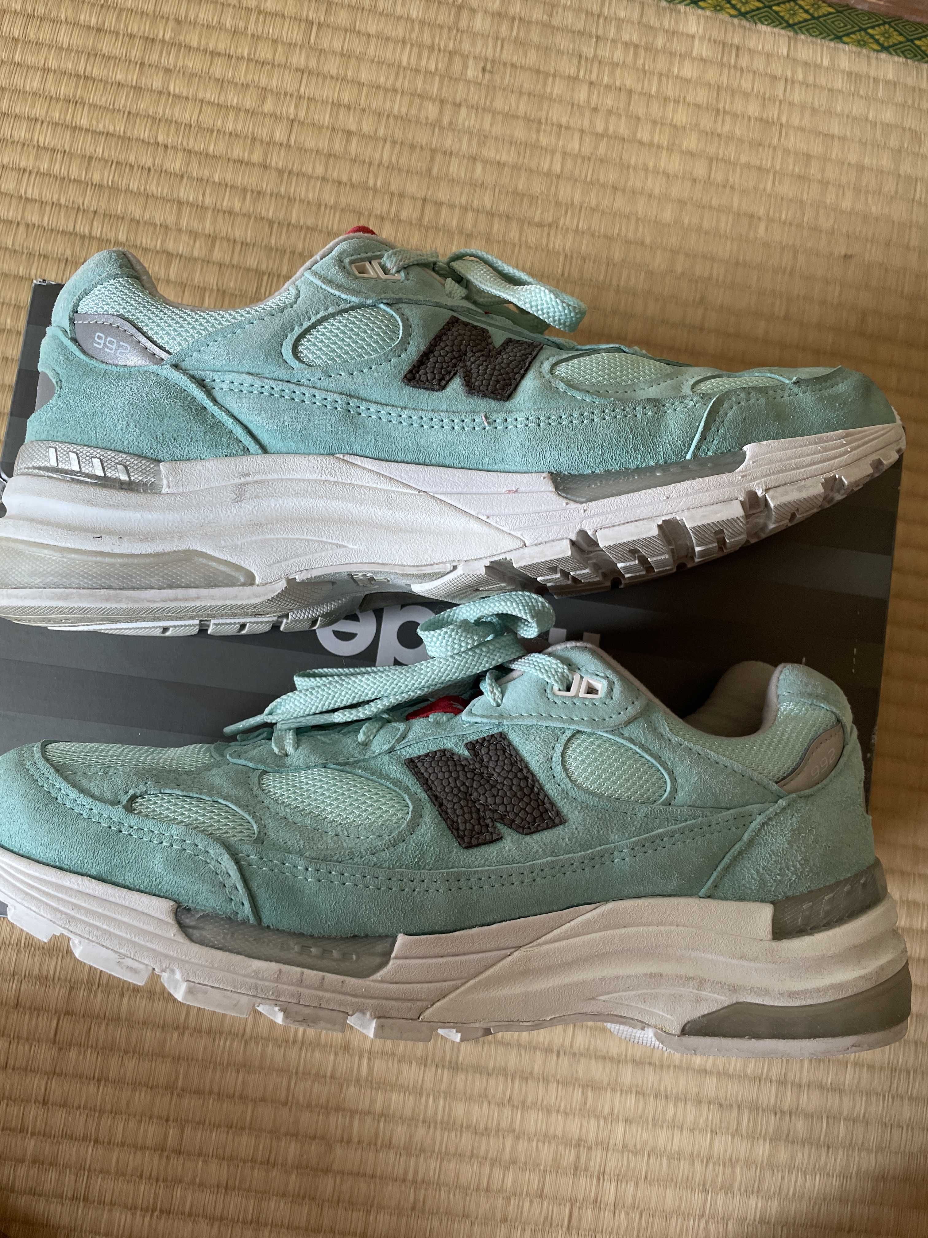 KITH × New Balance 992 Kithmas "Teal/Gray"