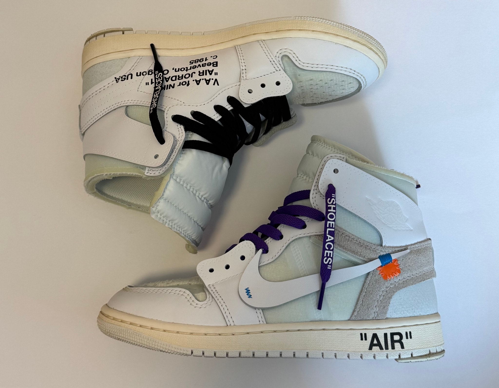 Virgil Abloh Archive (V.A.A.) × Nike Air Jordan 1 Retro High OG "Alaska"