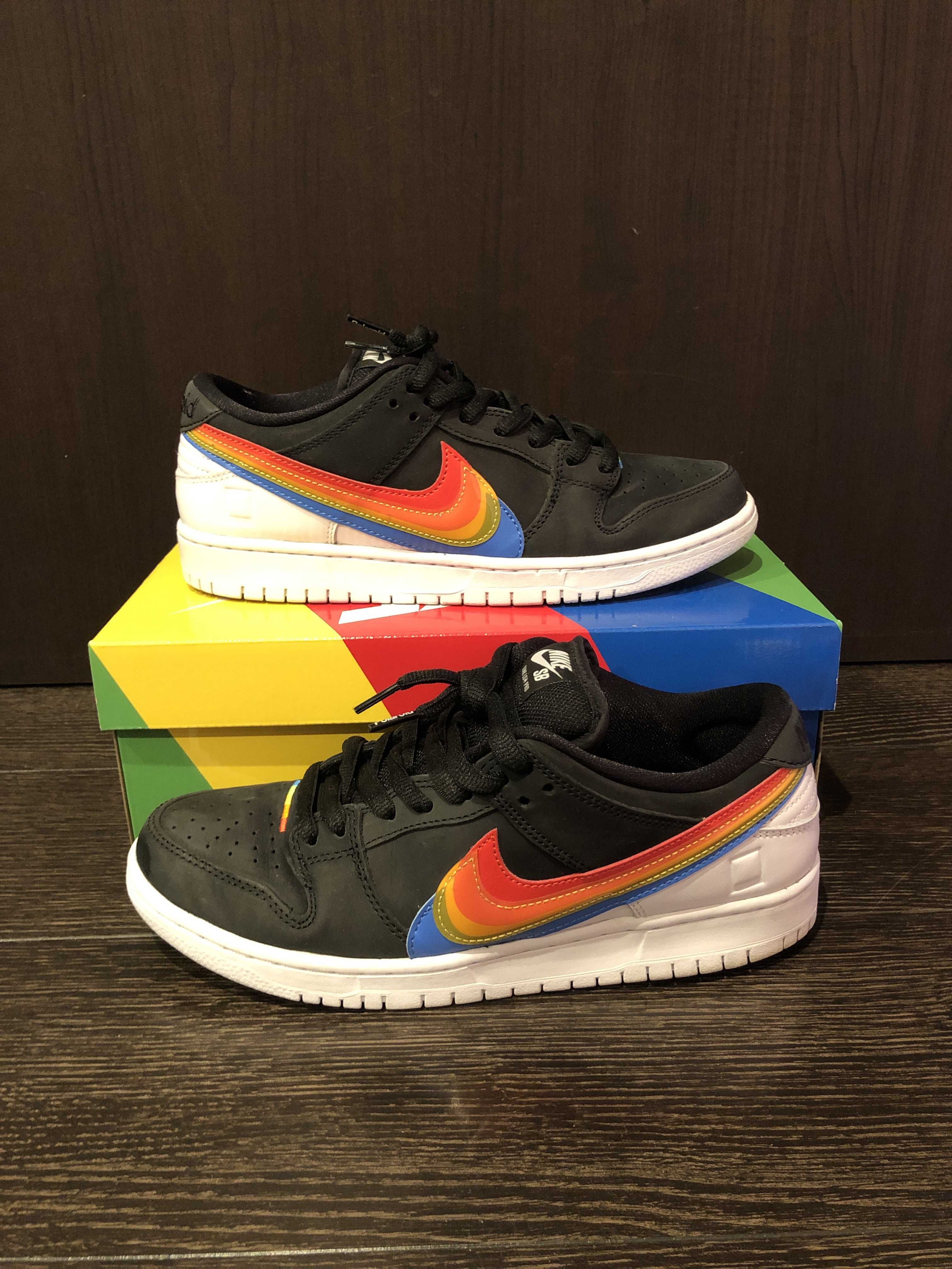 Polaroid × Nike SB Dunk Low Pro QS "Black/White"