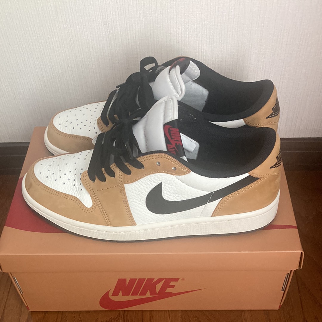 Nike Air Jordan 1 Low OG "Rookie of the Year/Sail and Golden Harvest"