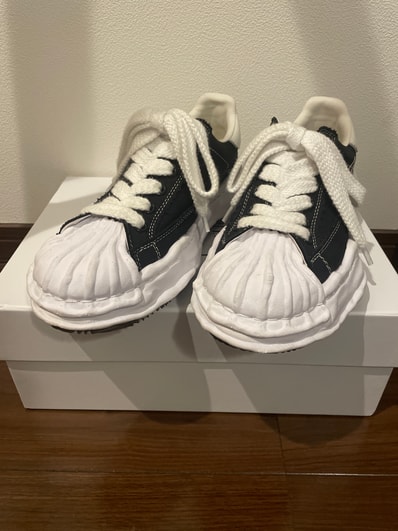 Maison MIHARA YASUHIRO BLAKEY OG Sole Canvas Low-top Sneaker "Black" (A08FW735)