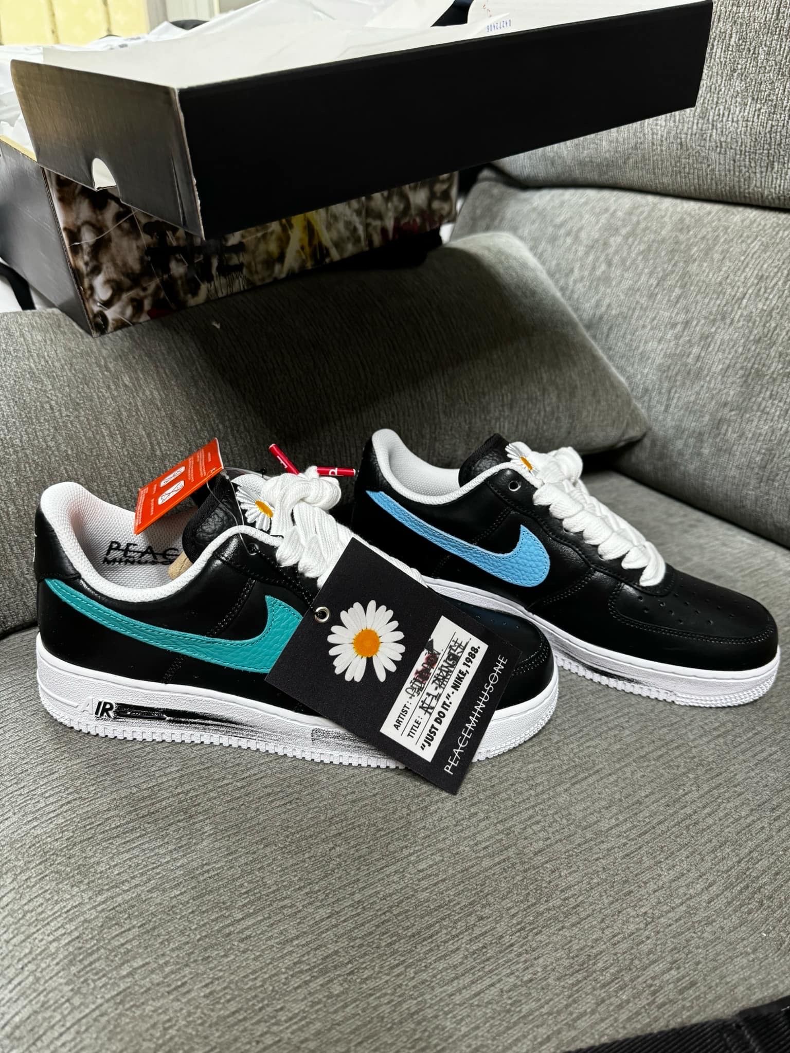 PEACEMINUSONE × Nike Air Force 1 Low '07 Para-Noise 3.0 "Black and Multi-Color" / G-DRAGON