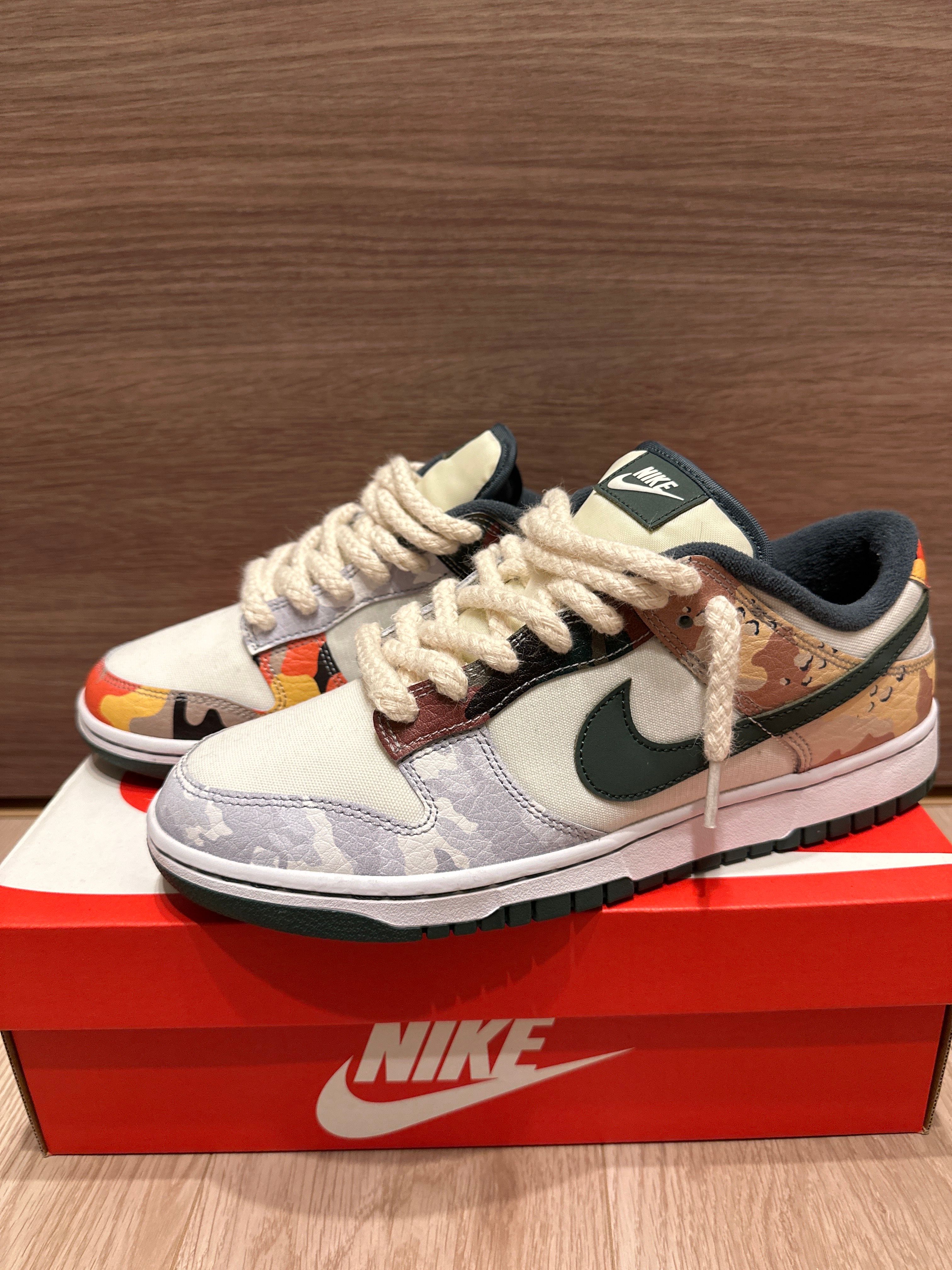Nike Dunk Low "Sail Multi Camo"