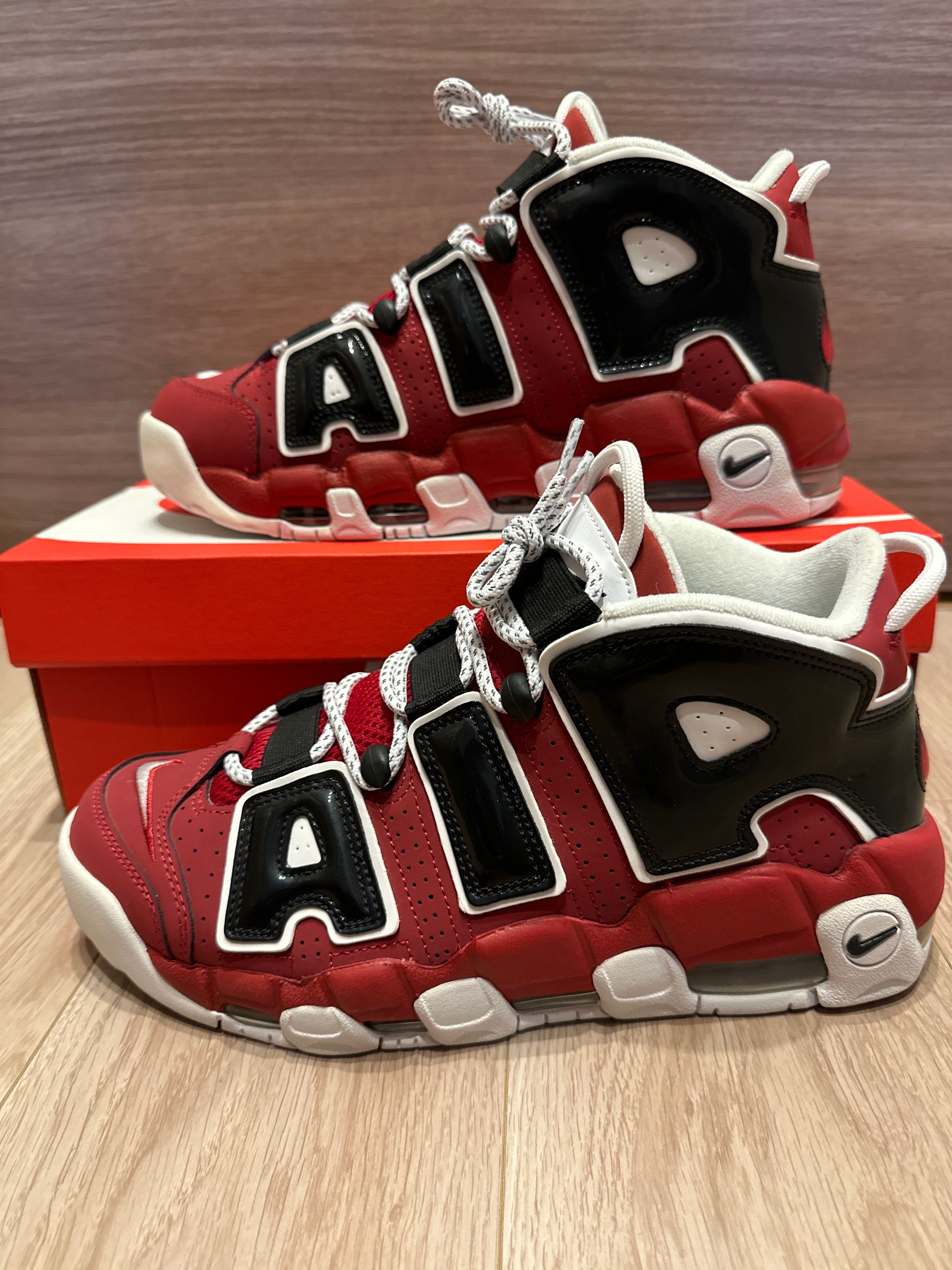 Nike Air More Uptempo ’96 "Black and Varsity Red" (2021)