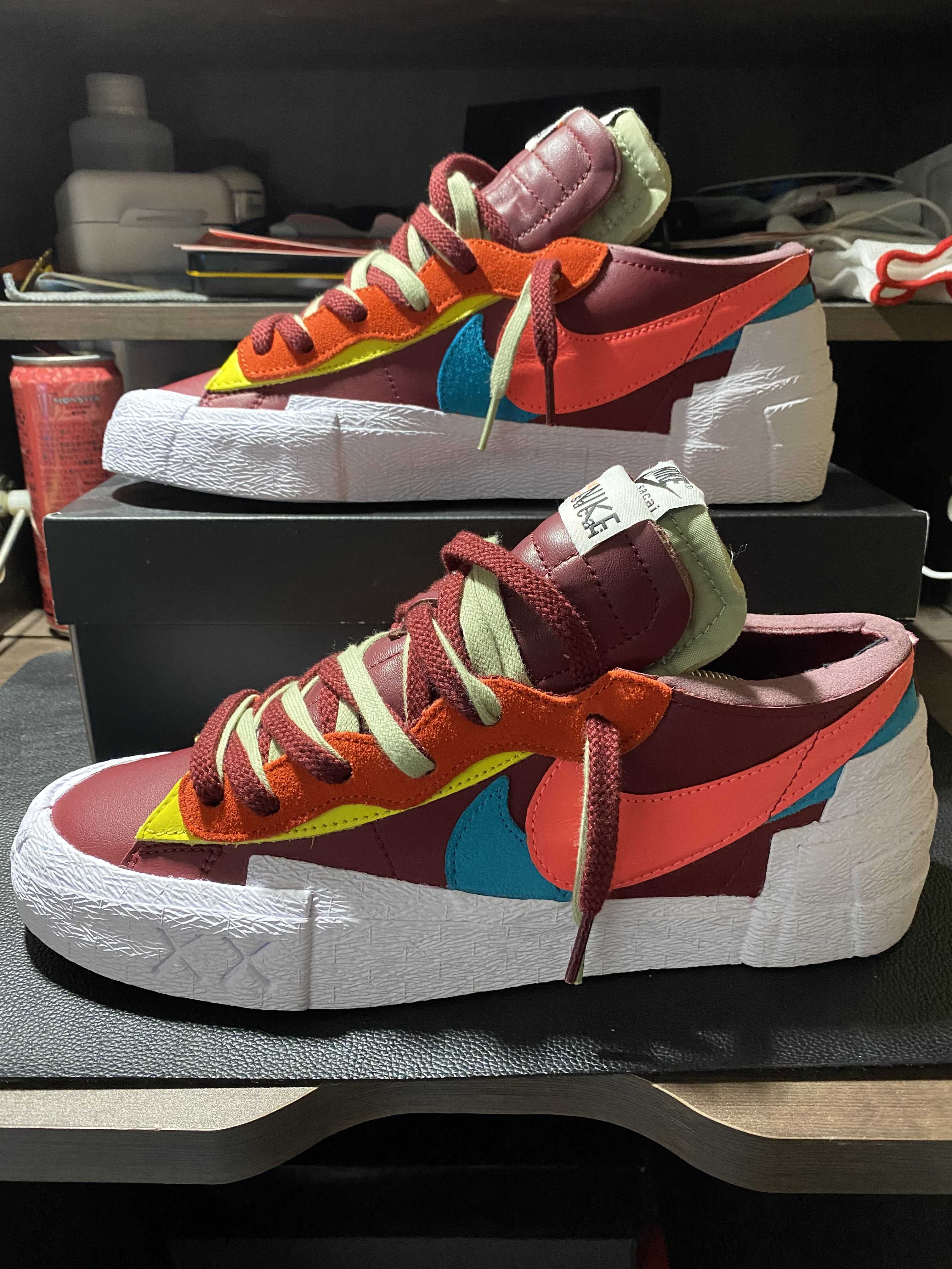 KAWS × sacai × Nike Blazer Low "Team Red"