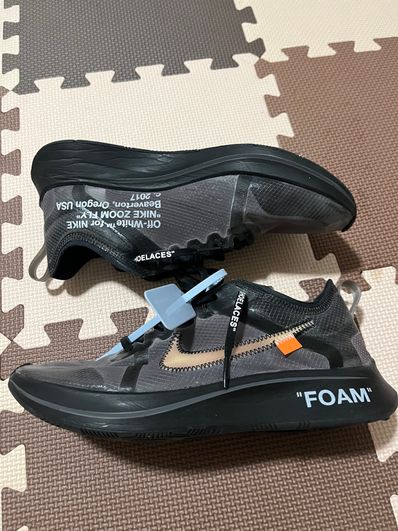 Off-White × Nike Zoom Fly "Black"