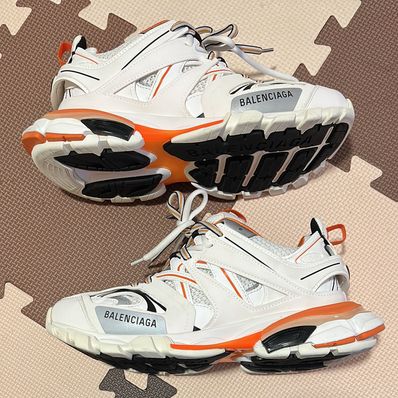 Balenciaga Track Sneaker "White/Orange"