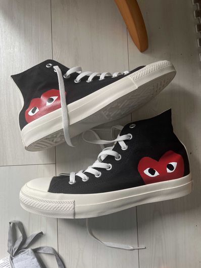 PLAY COMME des GARCONS × Converse All Star Hi "Black"