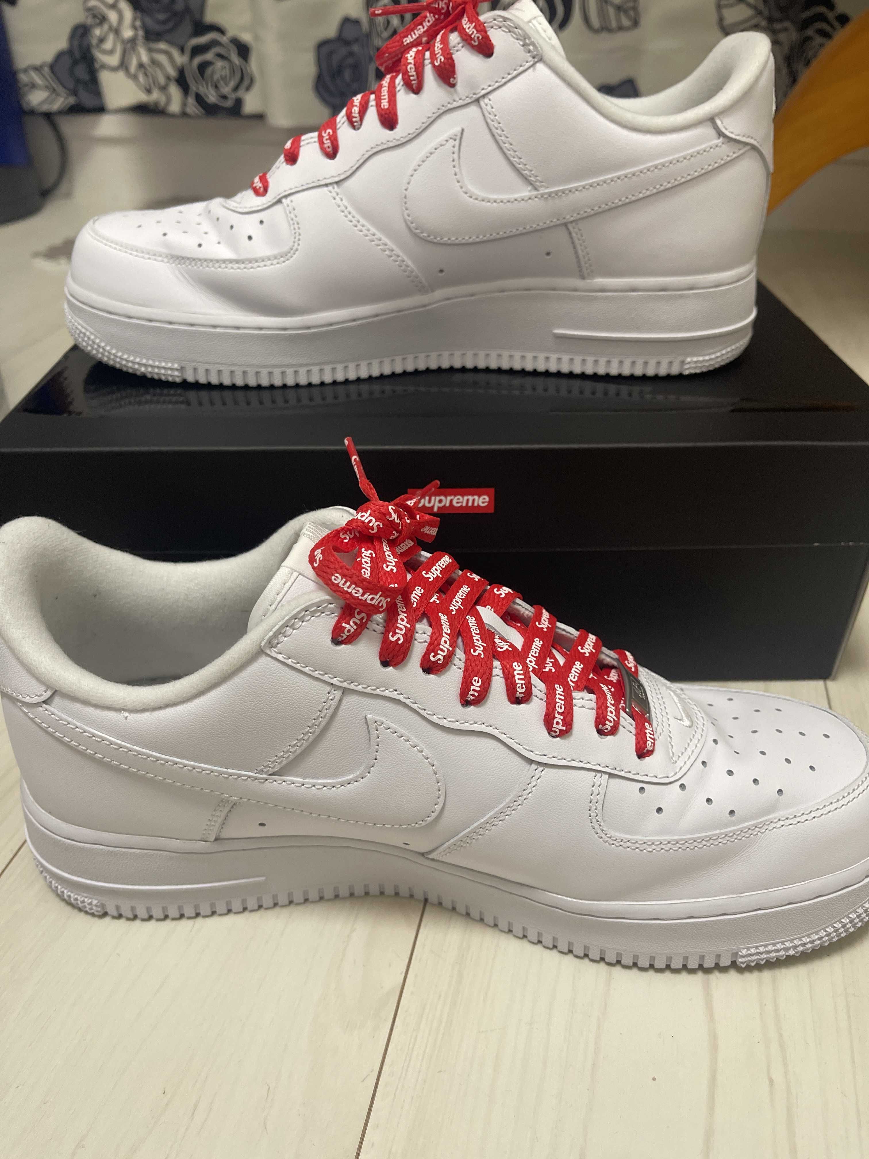 Supreme × Nike Air Force 1 Low "White"