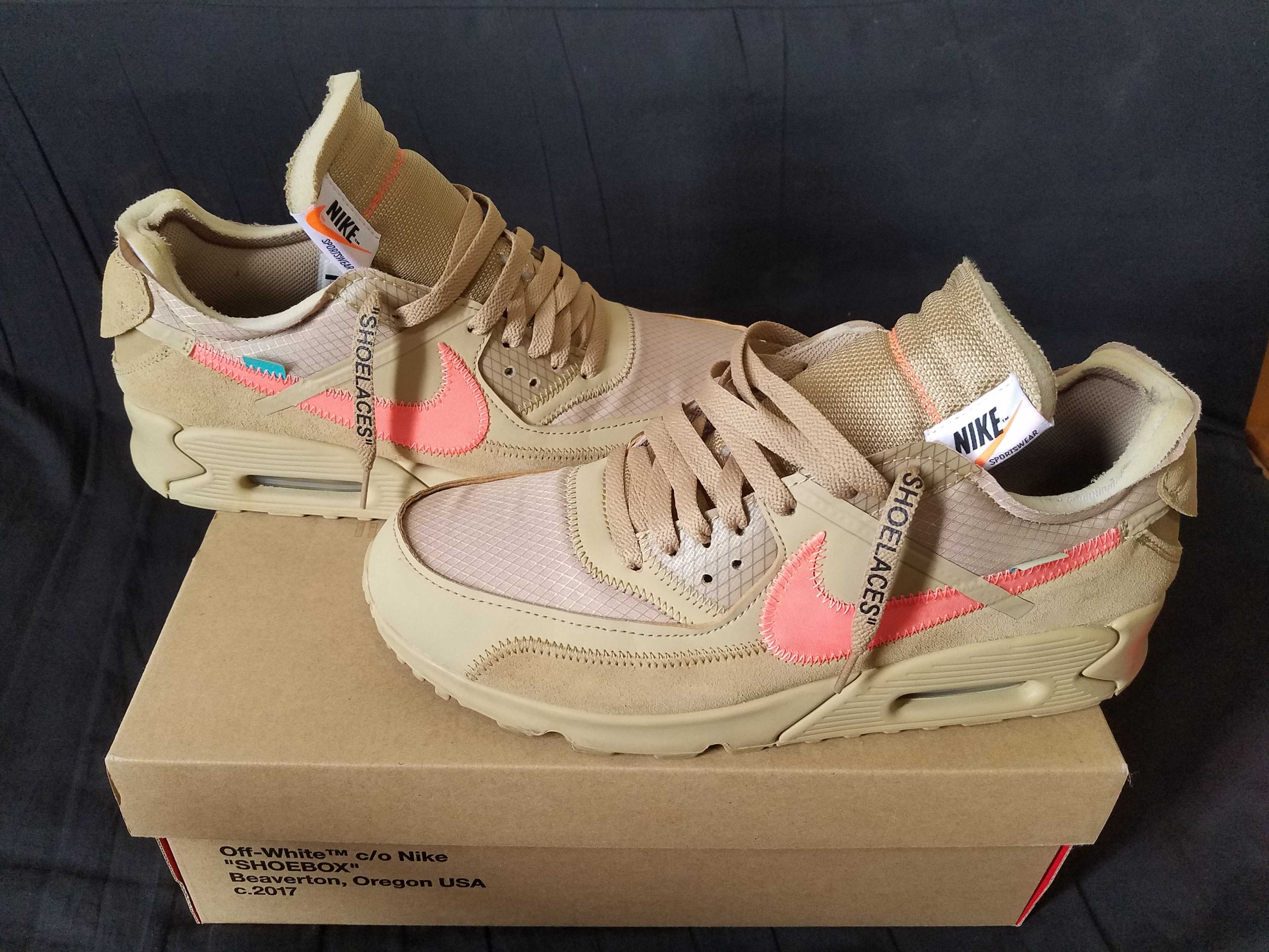 Off-White × Nike Air Max 90 "Desert Ore"