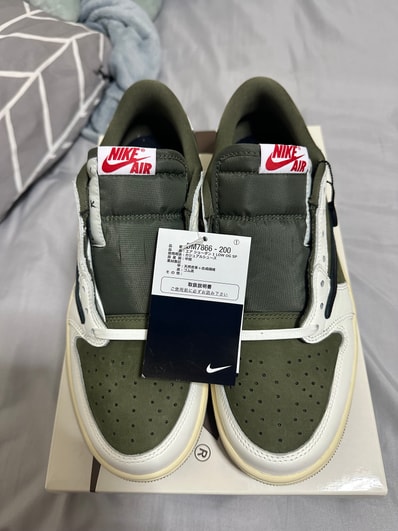 Travis Scott × Nike Air Jordan 1 Low OG SP "Reverse Olive"