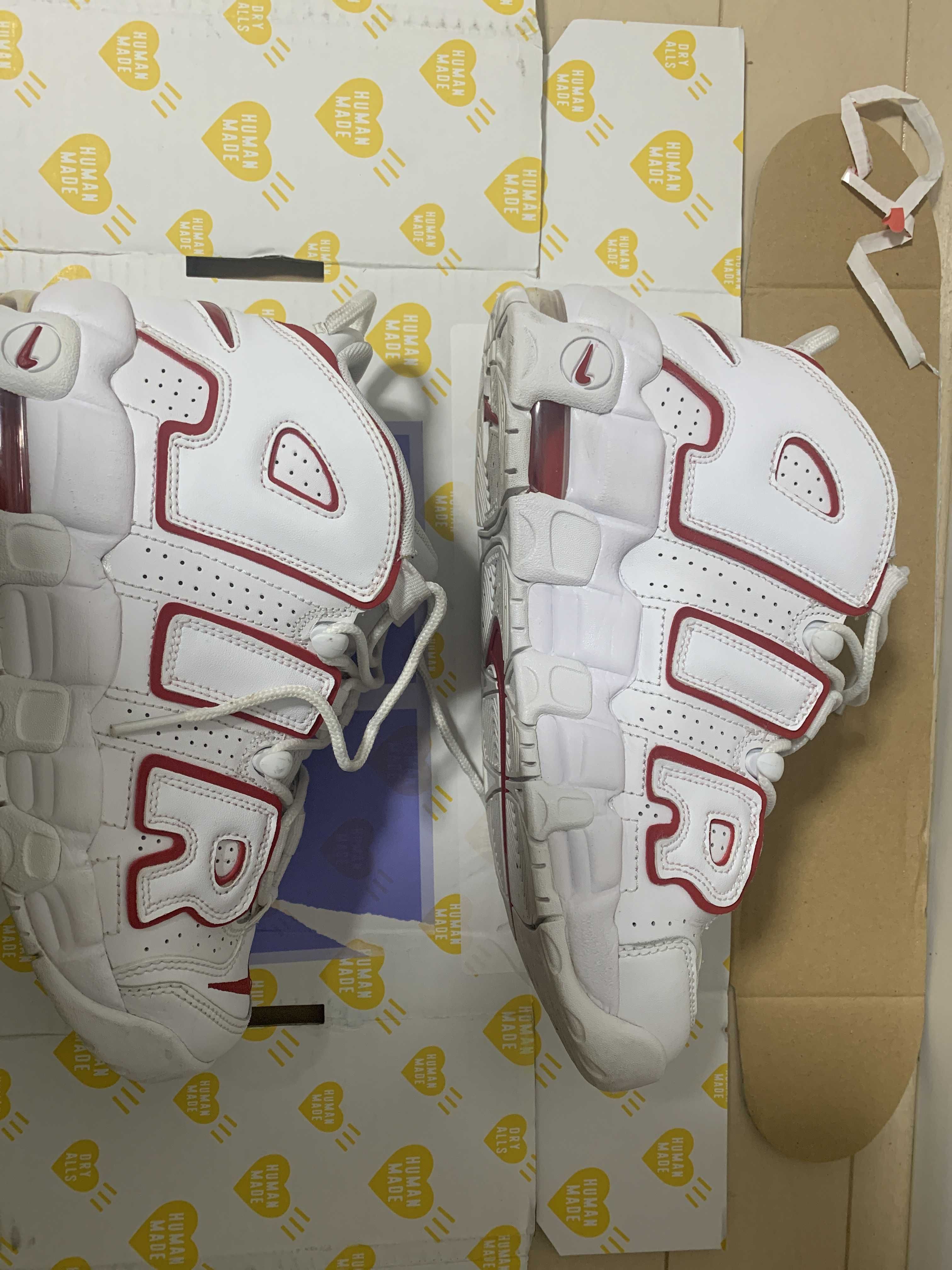 NIKE AIR MORE UPTEMPO "WHITE/VARSITY RED" (2021)