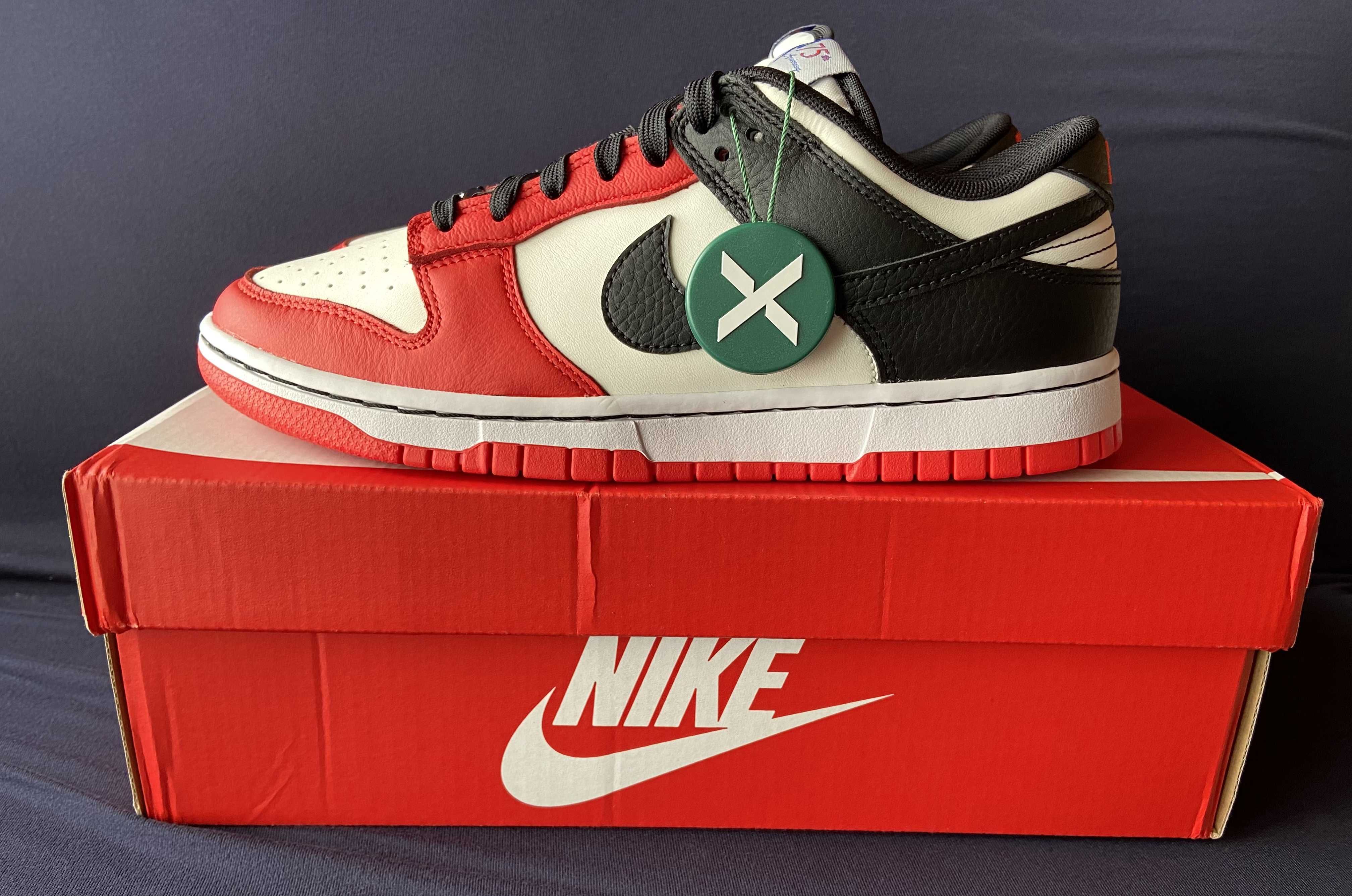 NBA × Nike Dunk Low EMB 75th Anniversary "Chicago Bulls"