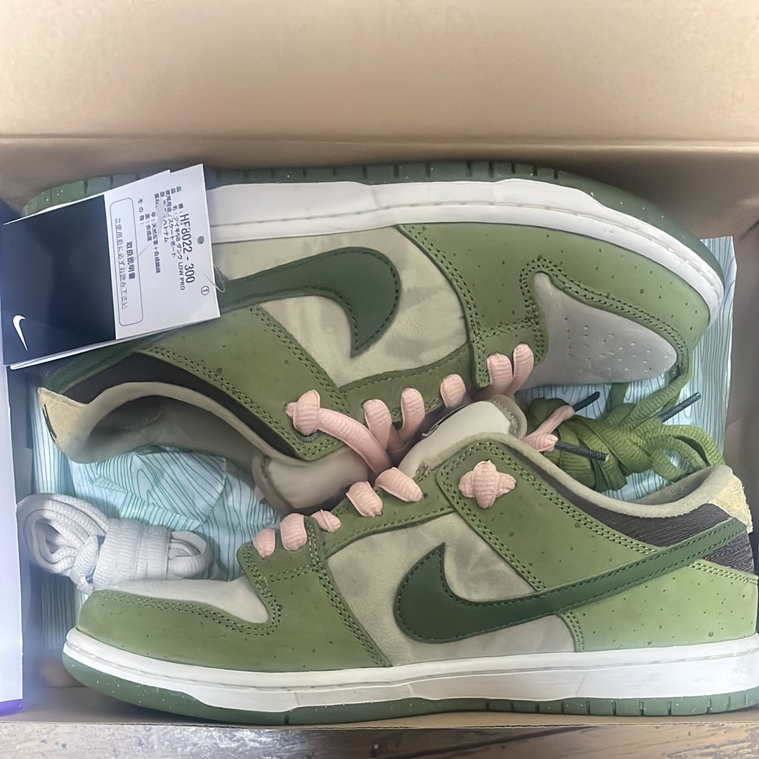 堀米雄斗 (ホリゴメユウト) × ナイキ SB ダンク ロー "抹茶"