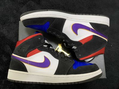 NIKE AIR JORDAN 1 MID "LAKERS TOP 3"