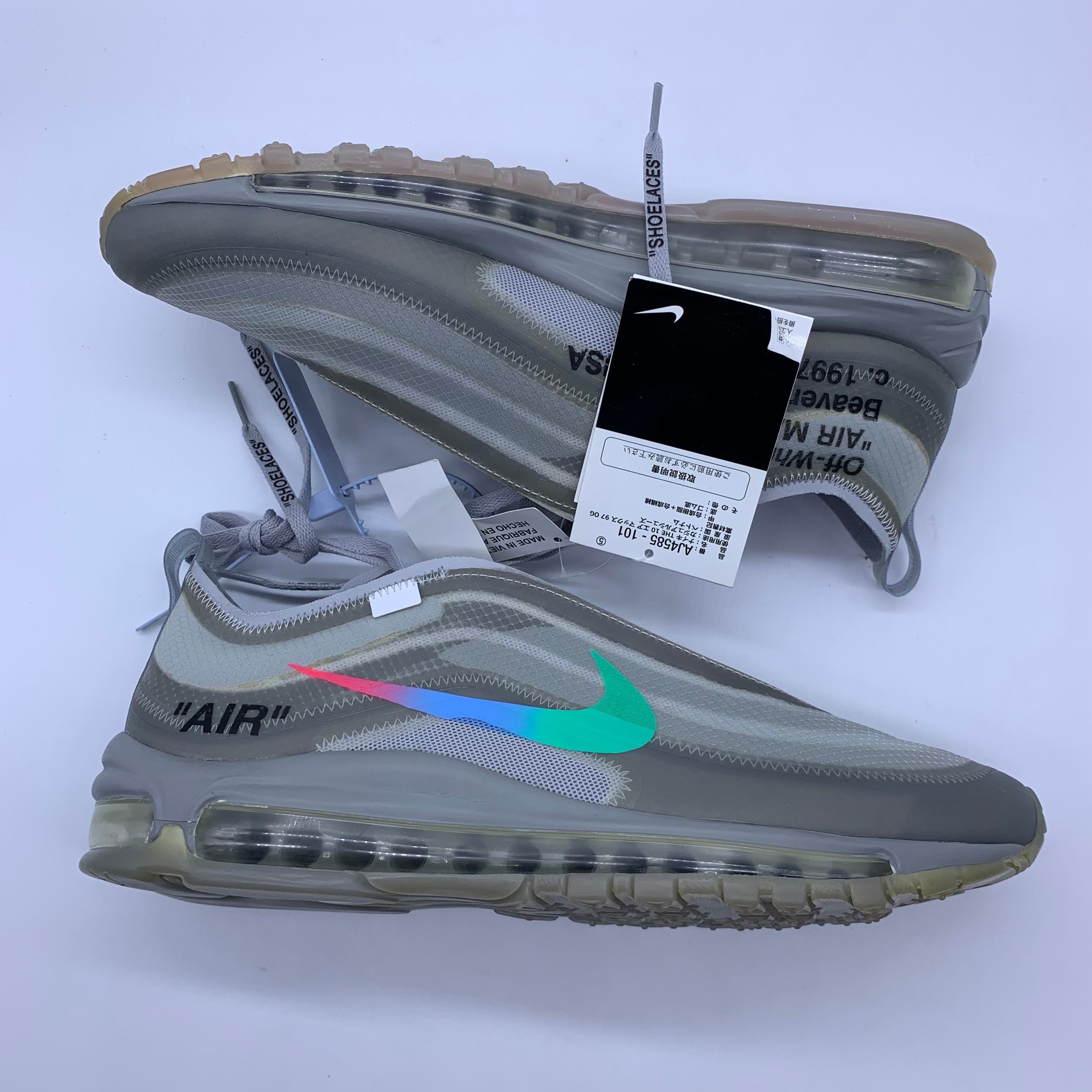 Off-White × Nike Air Max 97 "Grey"
