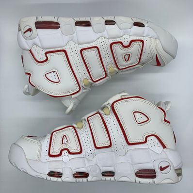 NIKE AIR MORE UPTEMPO "WHITE/VARSITY RED" (2021)