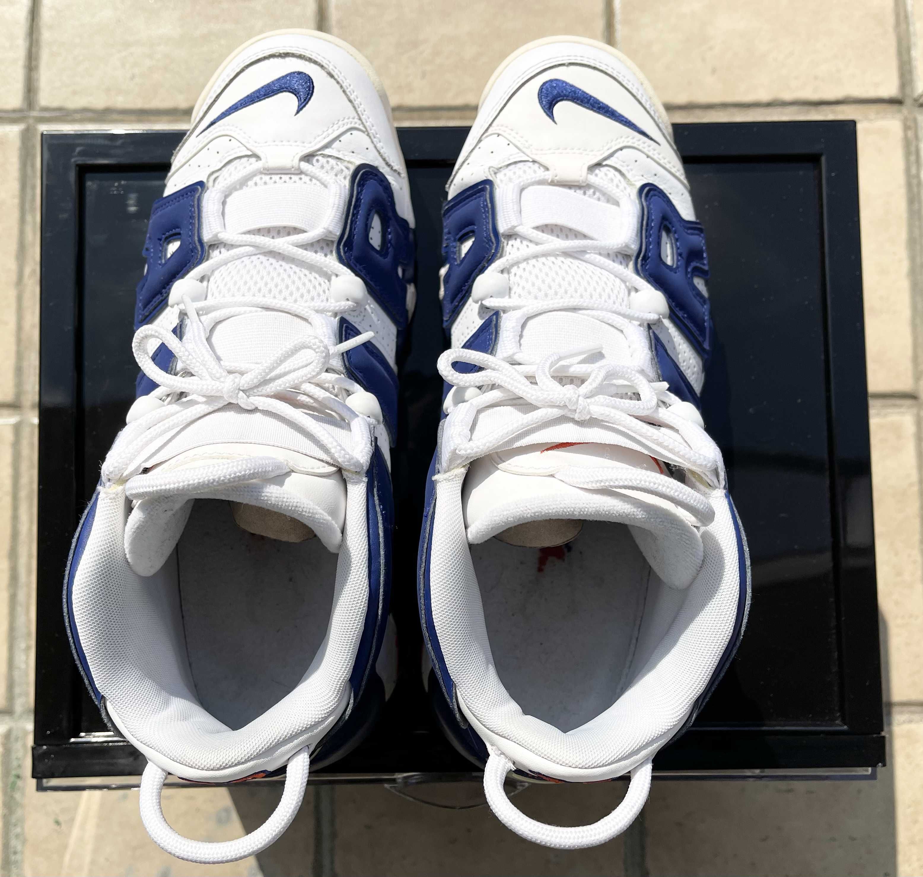 NIKE AIR MORE UPTEMPO 96 "WHITE/DEEP ROYAL BLUE"